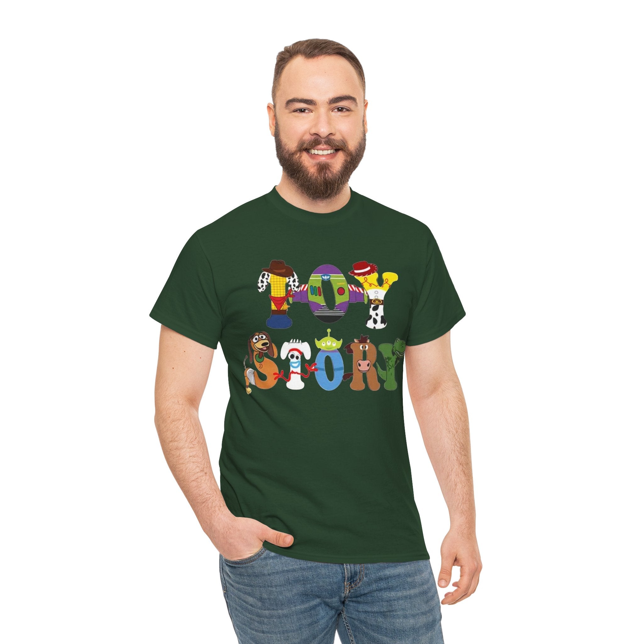 Toy Story Character Name Tee — "Toy Story" Graphic T-Shirt
