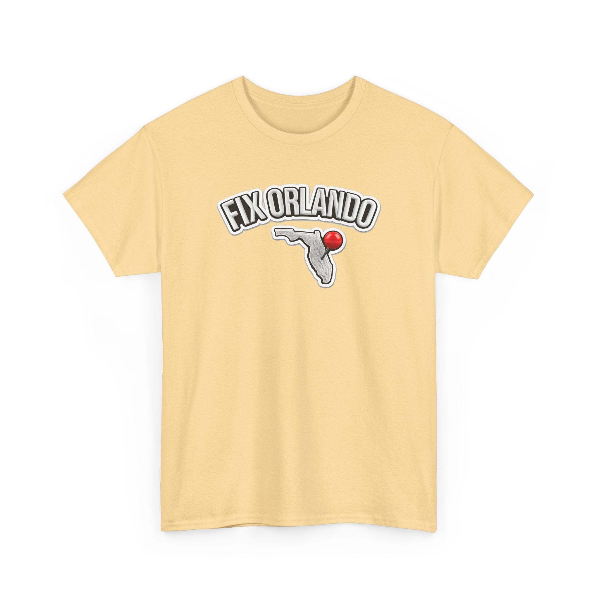 Fix Orlando T-Shirt — Florida Map with Bowling Pin Local Pride Tee