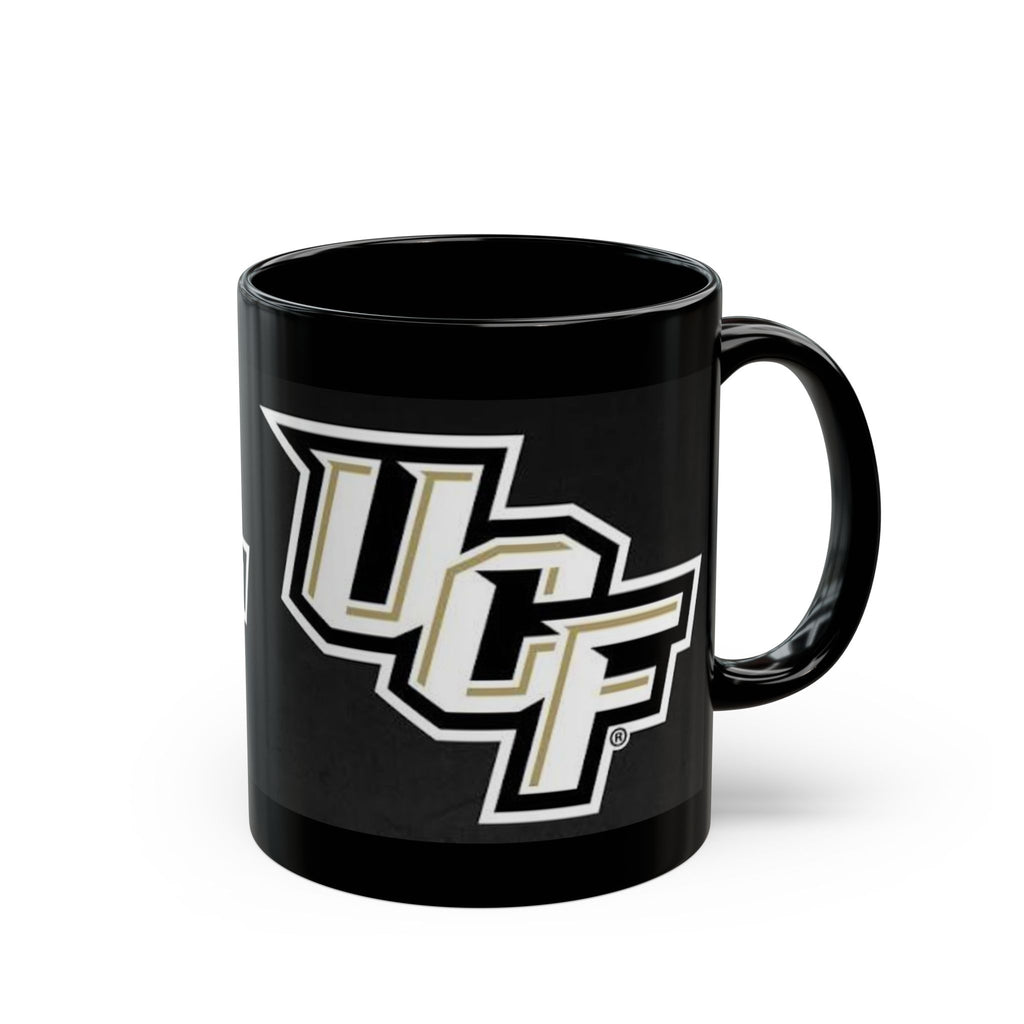 UCF Knights Black Ceramic Mug — College Logo Coffee Cup (11oz & 15oz)