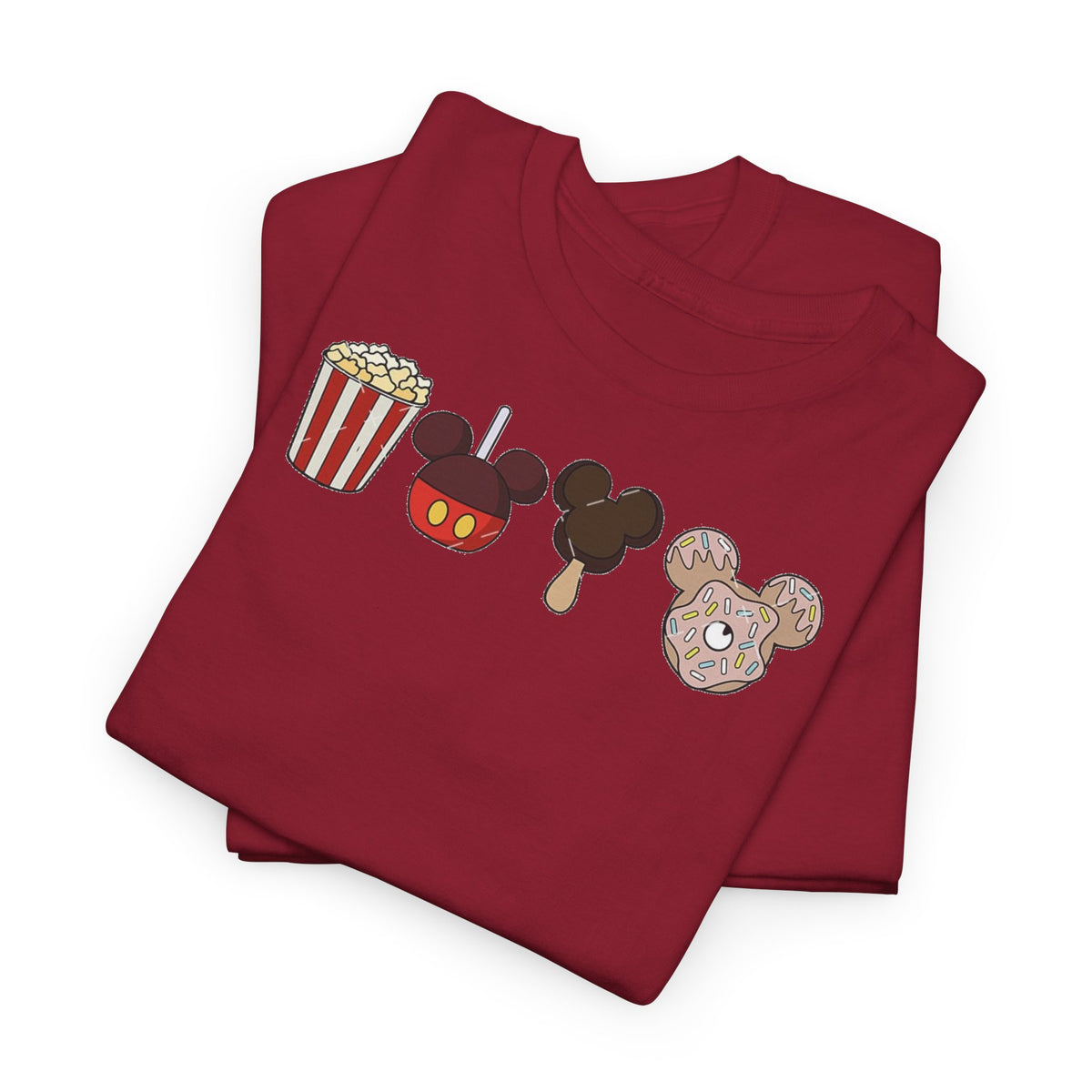 Disney snacks inspired Unisex Heavy Cotton Tee