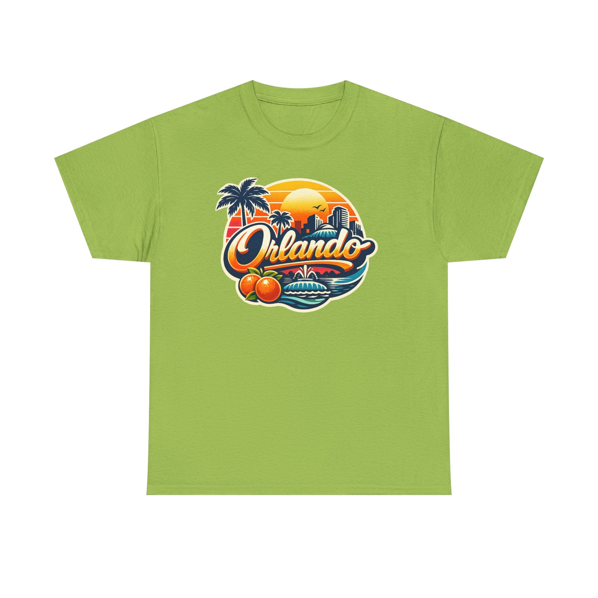 Orlando Retro Sunset T-Shirt — Vintage Florida Vacation Tee