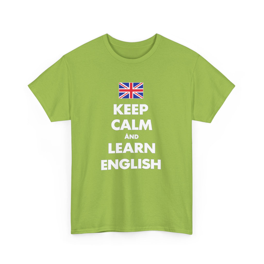 Keep Calm and Learn English T‑Shirt
