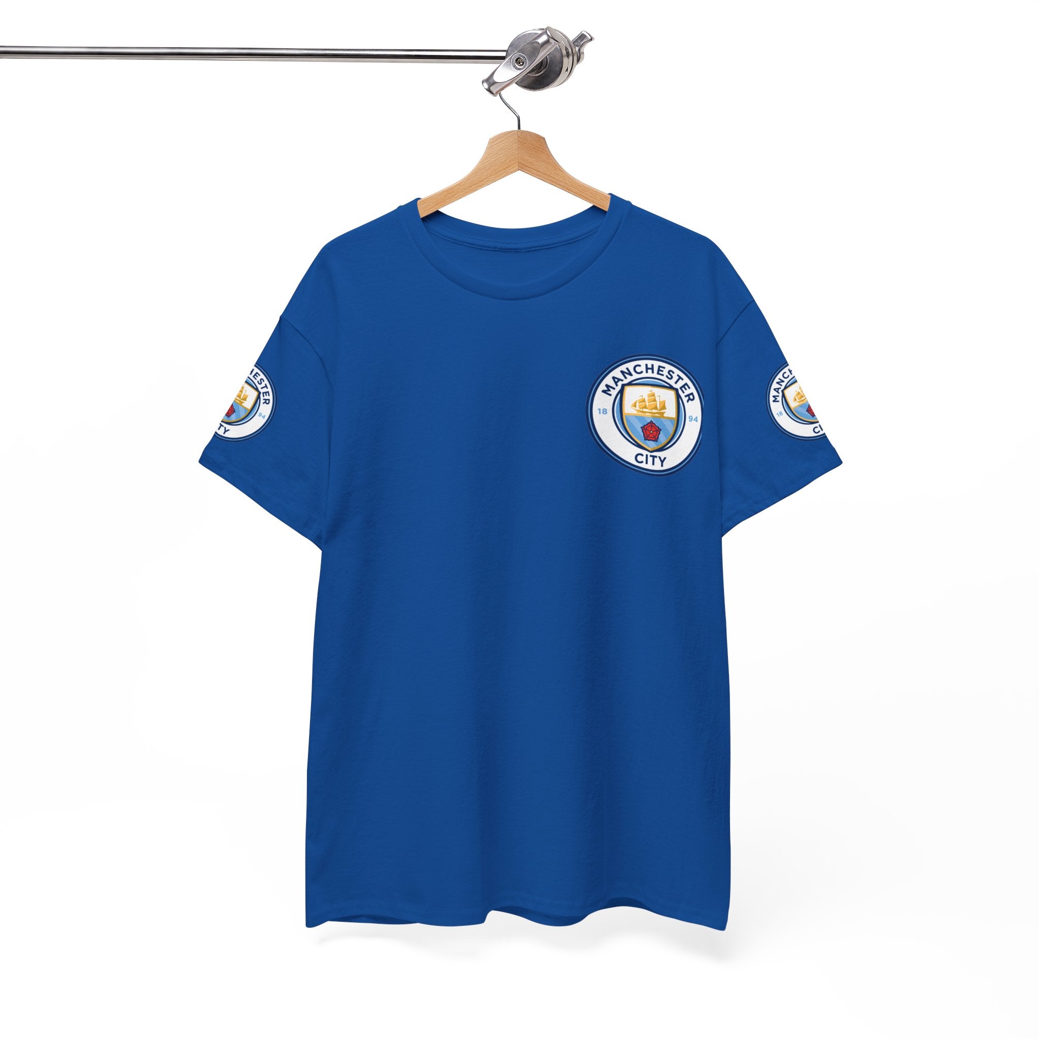 Manchester City Crest T-Shirt — Football Club Logo Tee