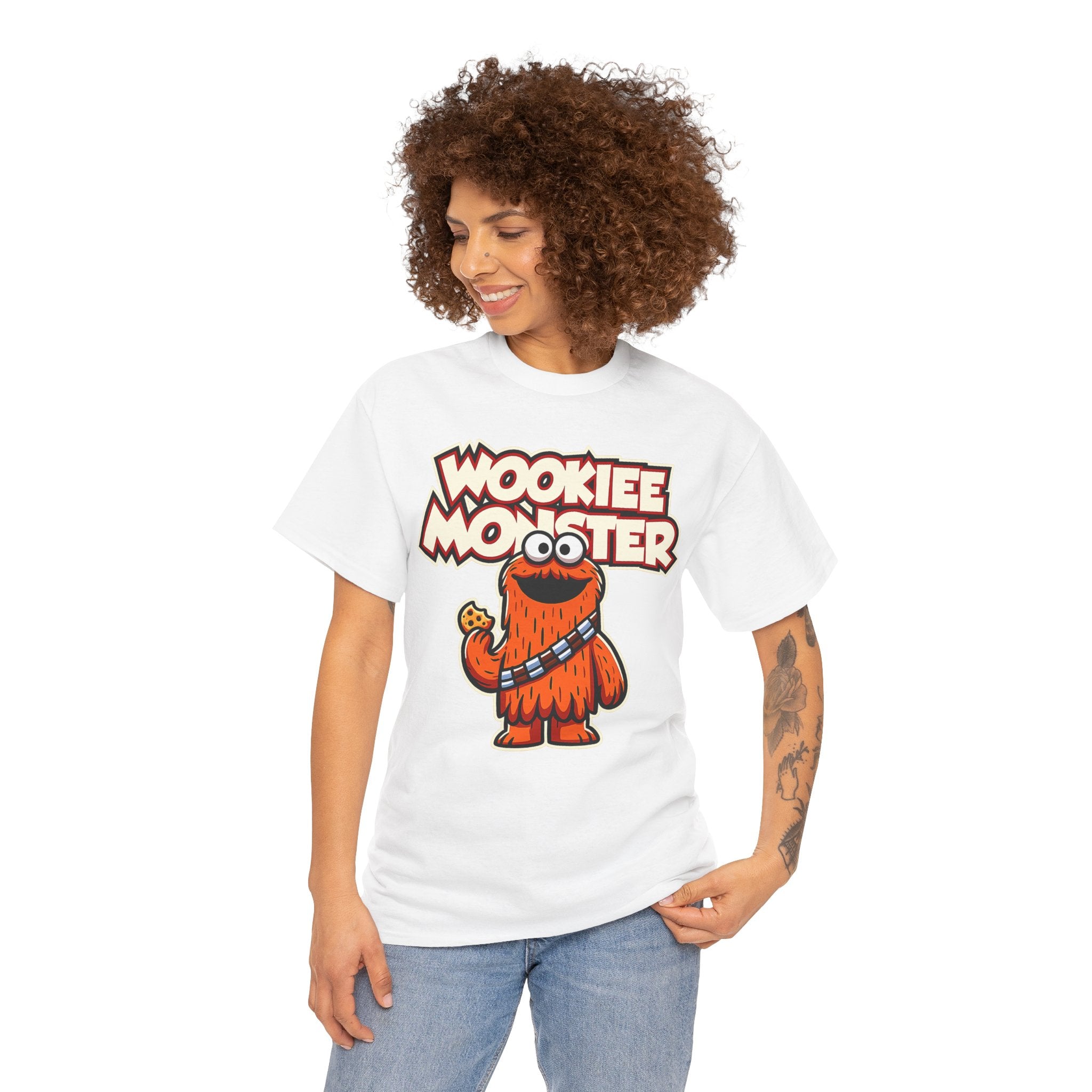 Wookiee Monster Tee - Funny Retro Sci‑Fi Cartoon Shirt
