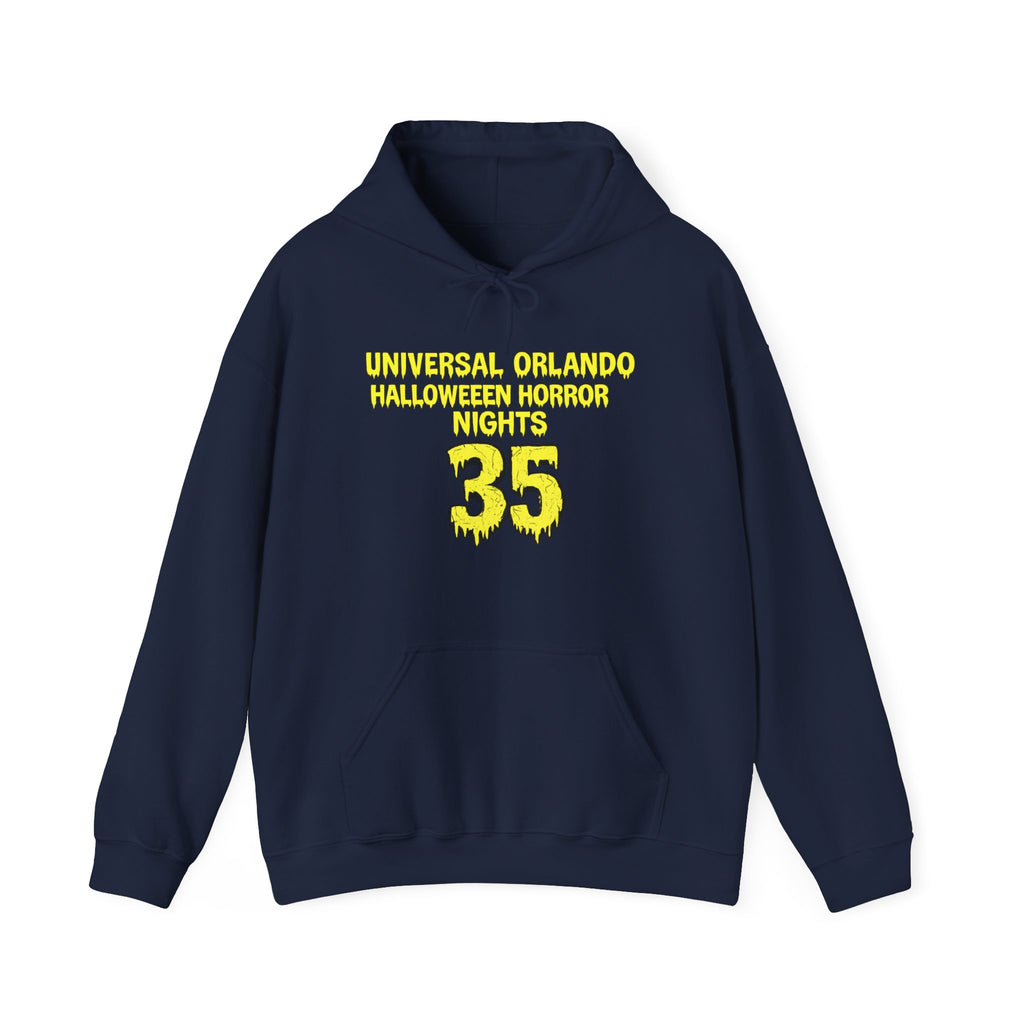 Universal Orlando Halloween Horror Nights 35 Hoodie — Haunted Theme Park Sweatshirt