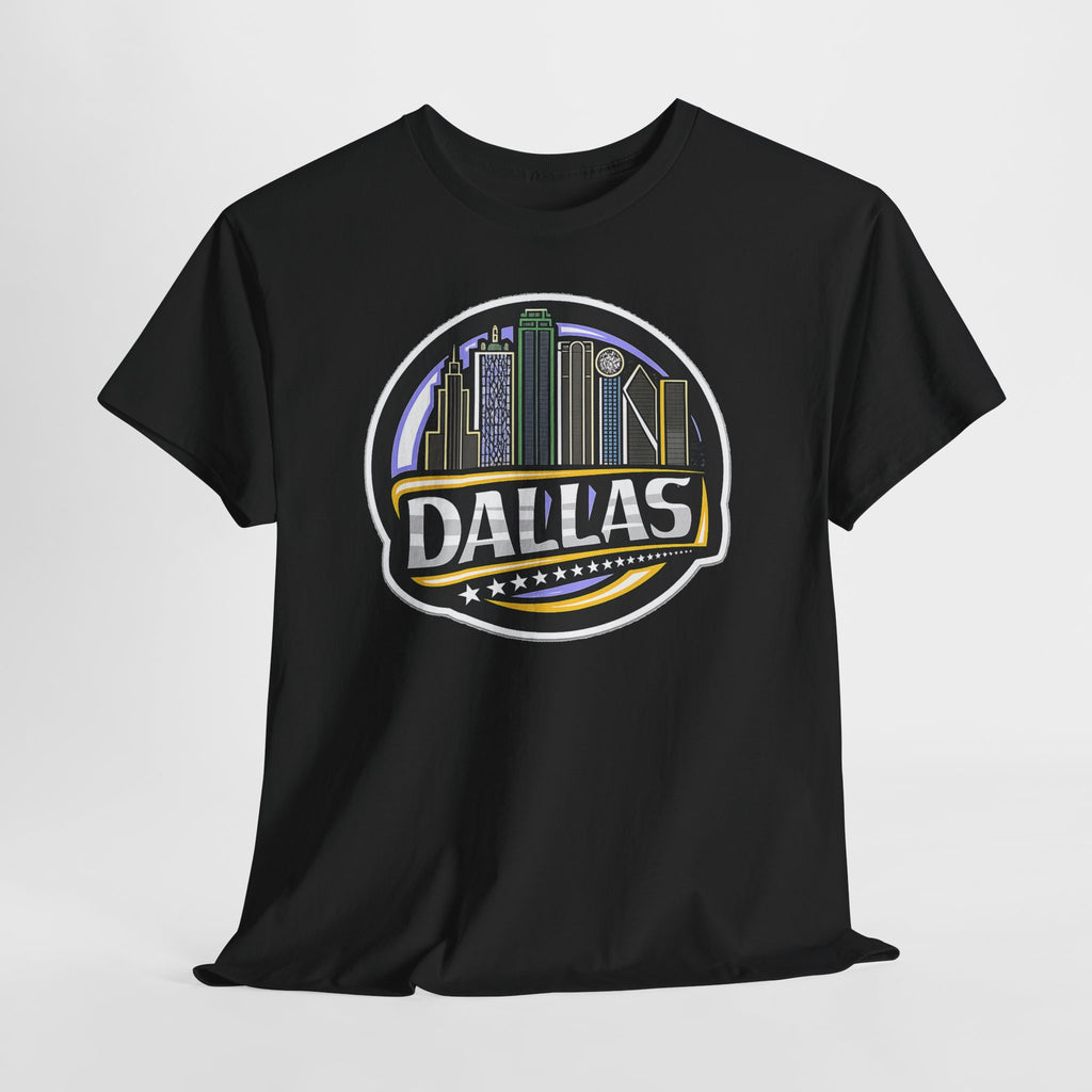 Dallas Skyline Tee — Vintage City Skyline Graphic T-Shirt