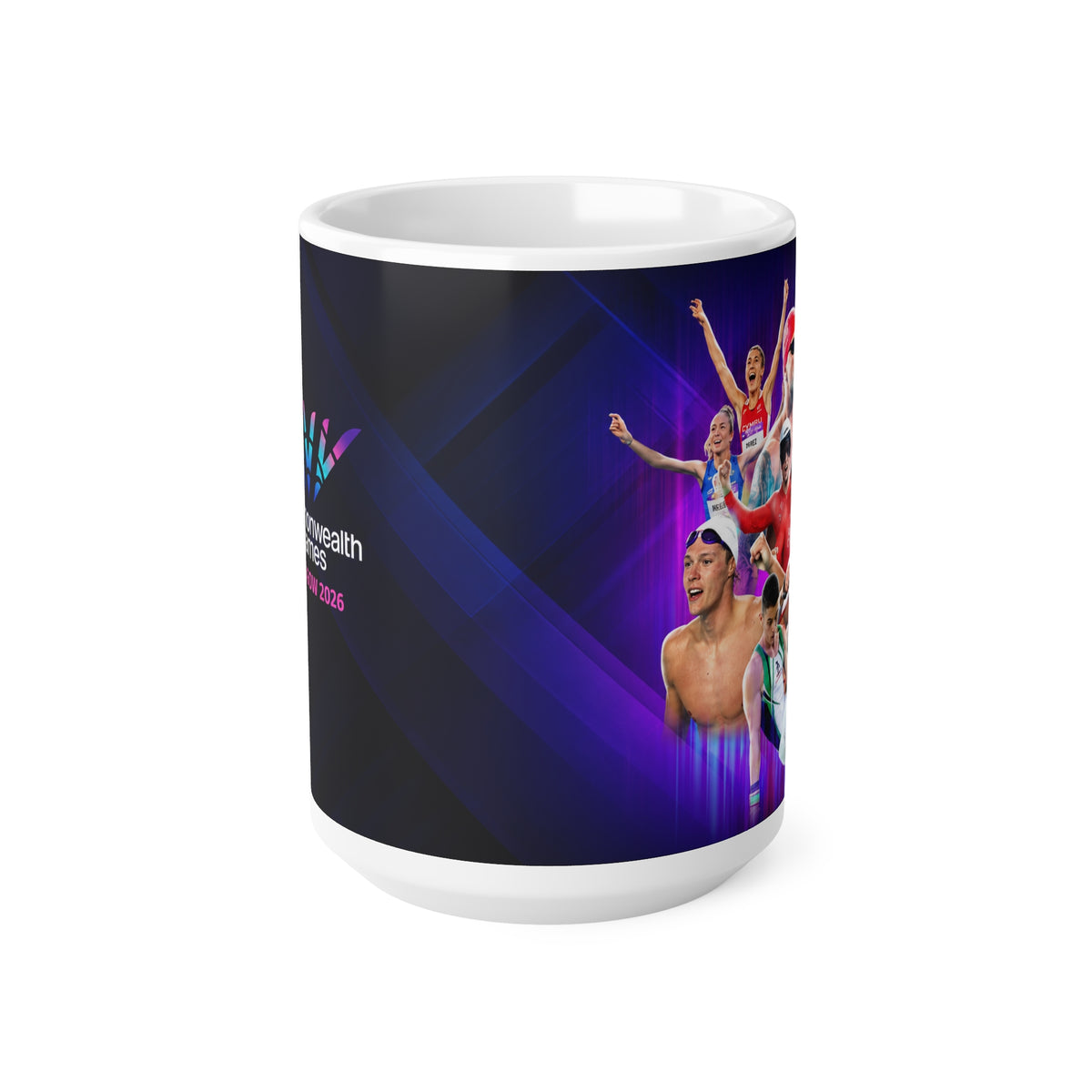 2026 Commonwealth Games Glasgow Ceramic Coffee Mug – Athlete Celebration 11oz/15oz
