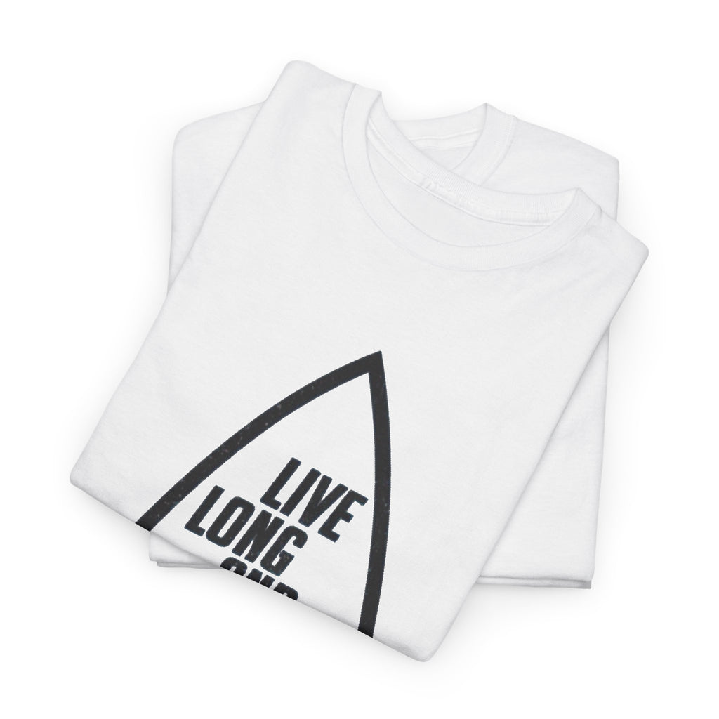 Live Long and Prosper T‑Shirt — Sci‑Fi Starfleet Insignia Tee