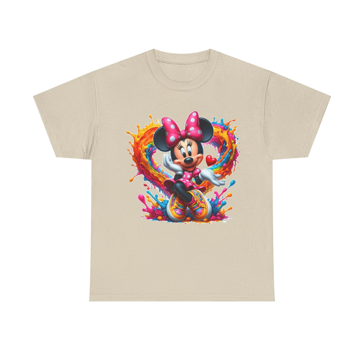 Minnie Mouse Unofficial Color Splash T‑Shirt