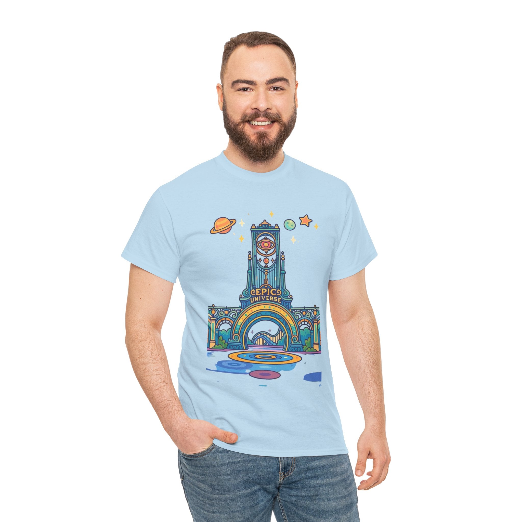 Universal Studios Family Vacation T-Shirt — Retro Space Theater Graphic Tee