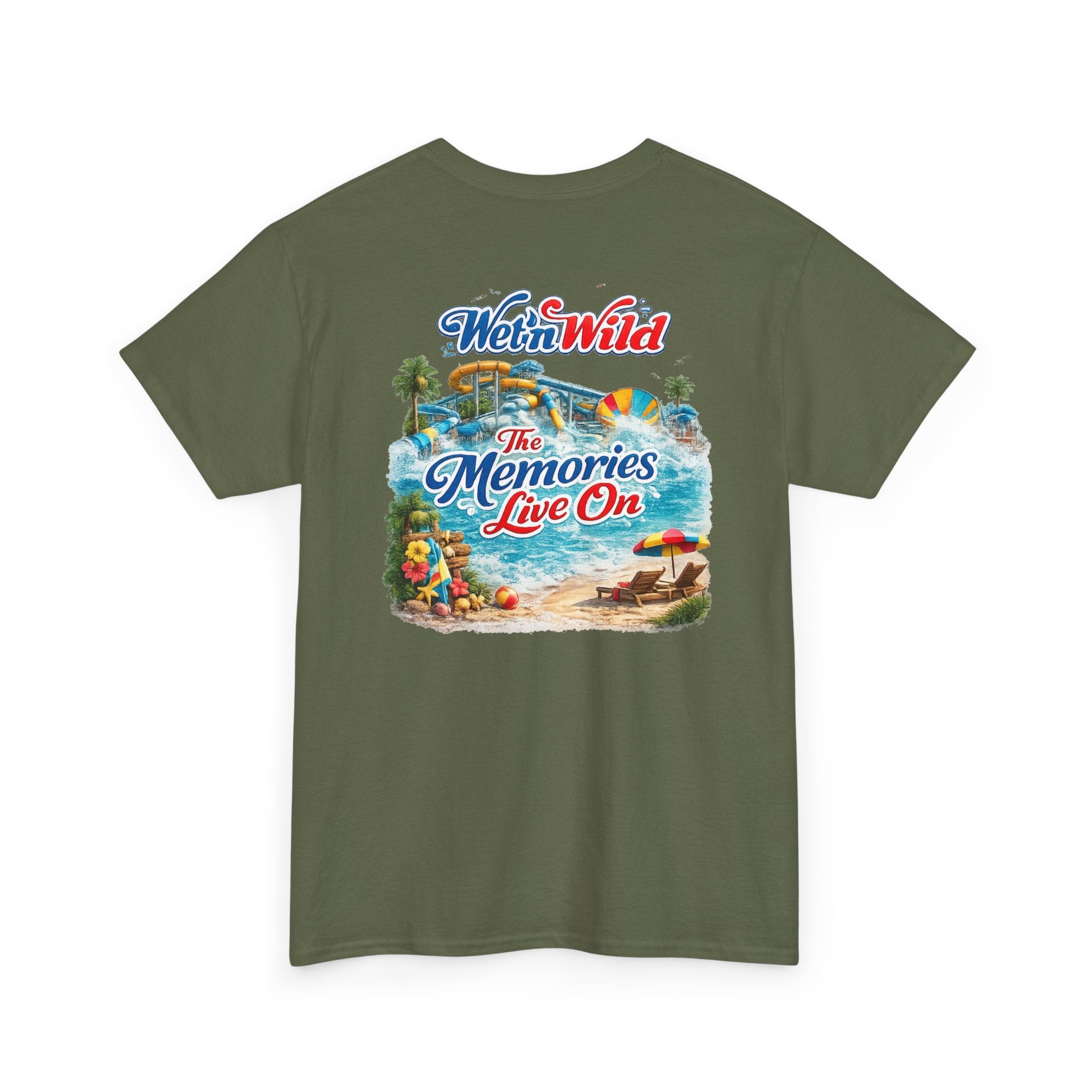 Wet 'n Wild Orlando Graphic Tee — "The Memories Live On" Retro Vacation T‑Shirt