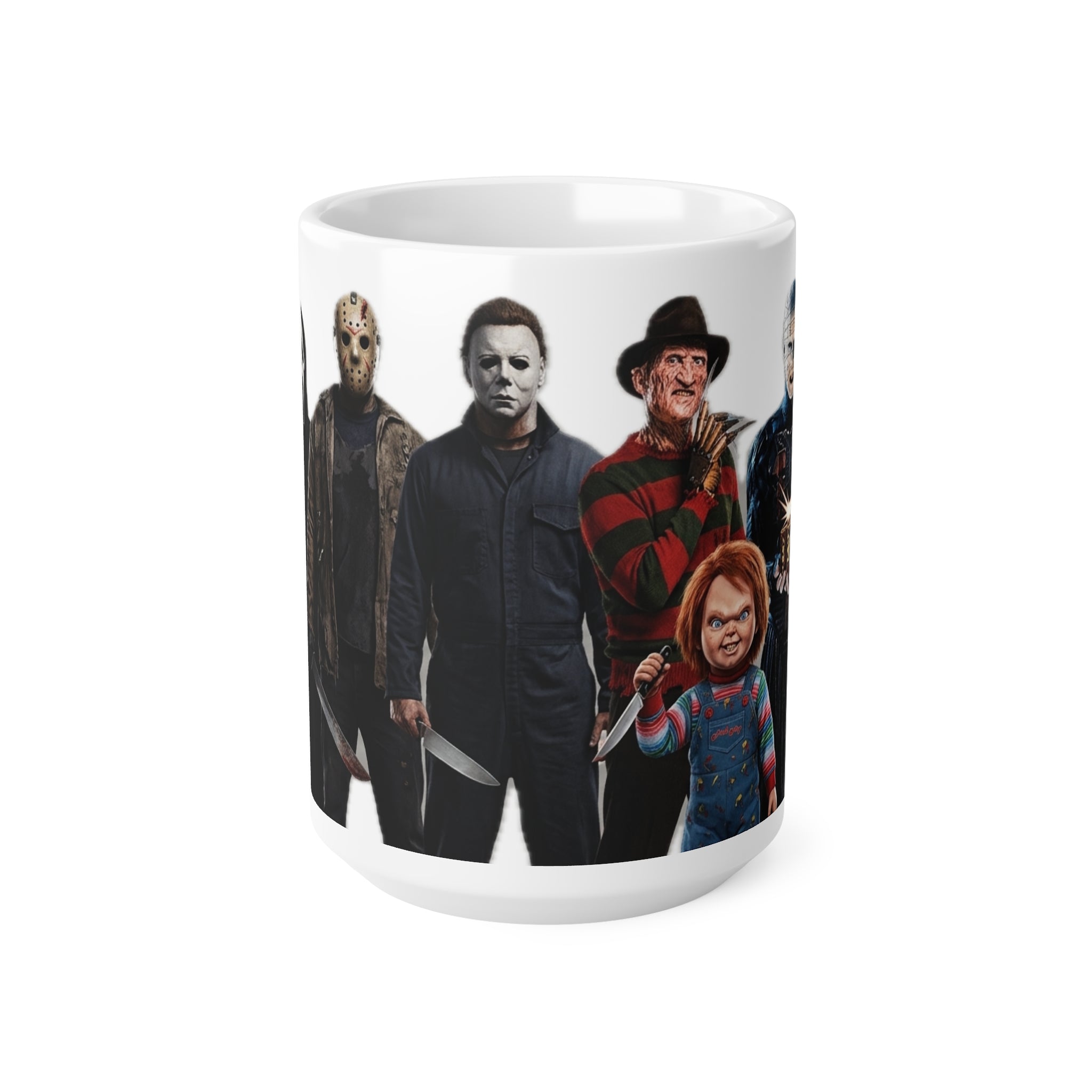 Horror Icon Mug — Classic Movie Slasher Characters 11oz/15oz