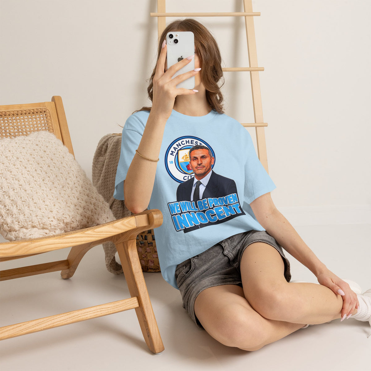 Manchester City “We Will Be Proven Innocent” Fan Cotton T-Shirt