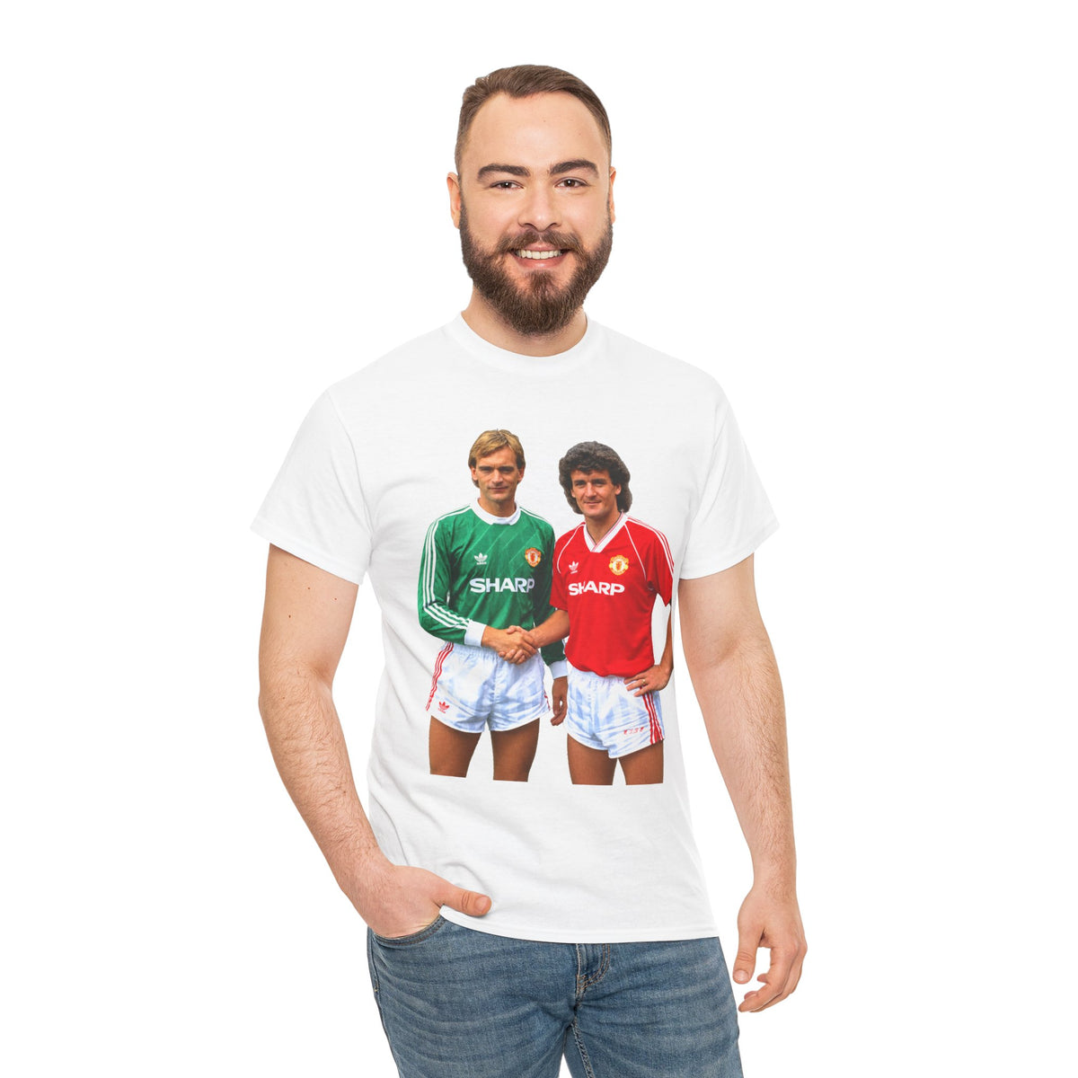 Leighton & Hughes Manchester United Legends Coton T-shirt