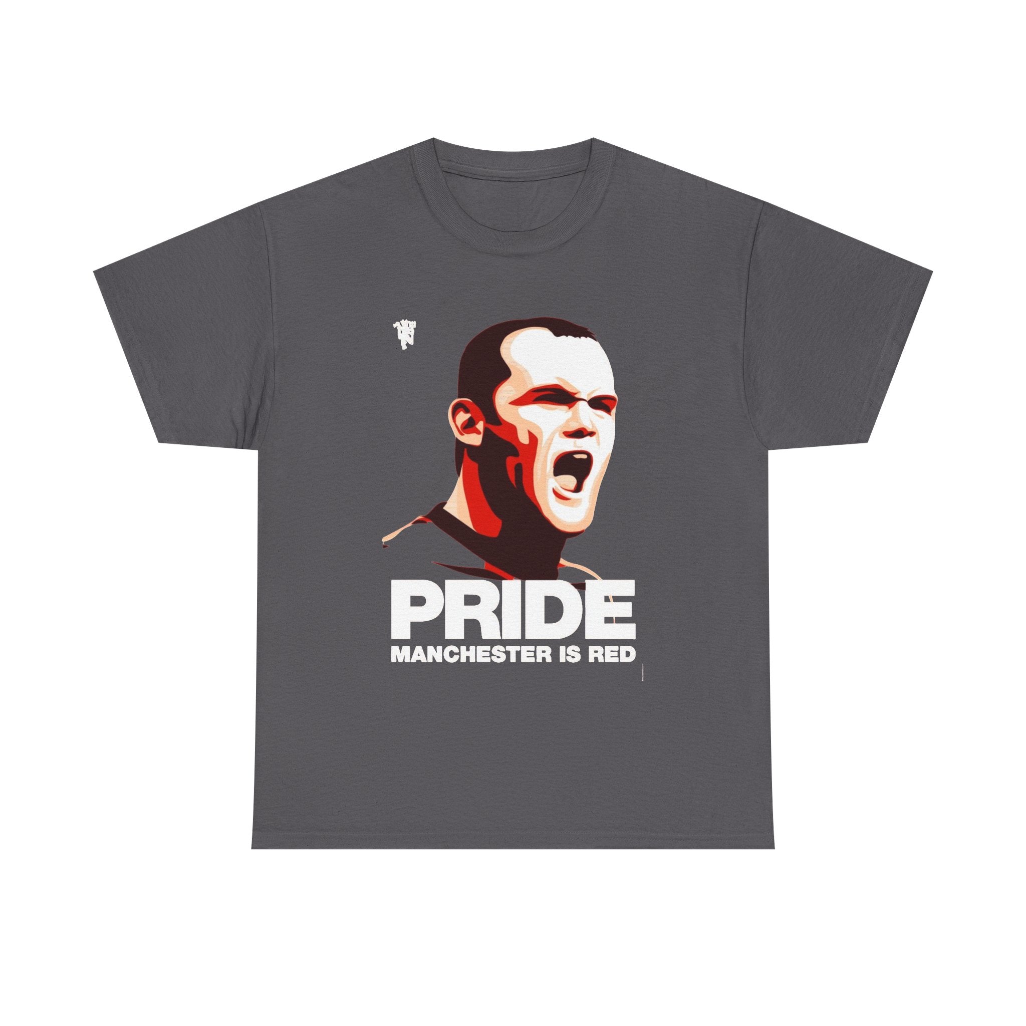 Manchester Pride Tee — “Pride Manchester Is Red” Football Fan Shirt
