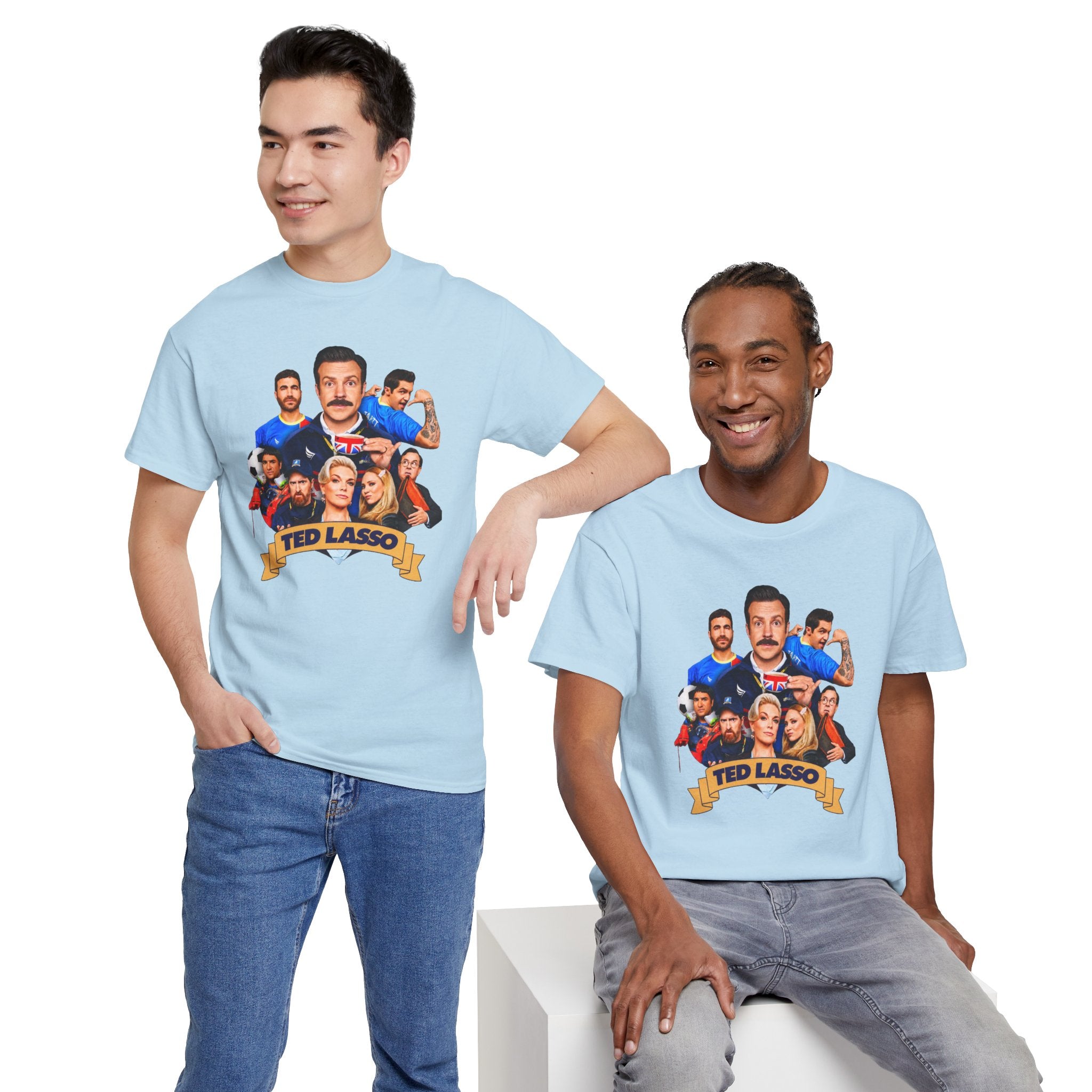 Ted Lasso Inspired Cast Graphic Tee — TV Show Fan Shirt
