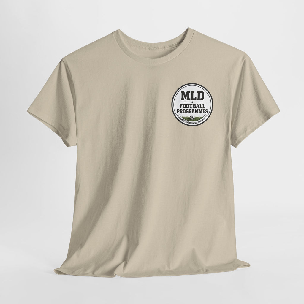 MLD Football Programmes Tee - Retro Logo Chest T-Shirt