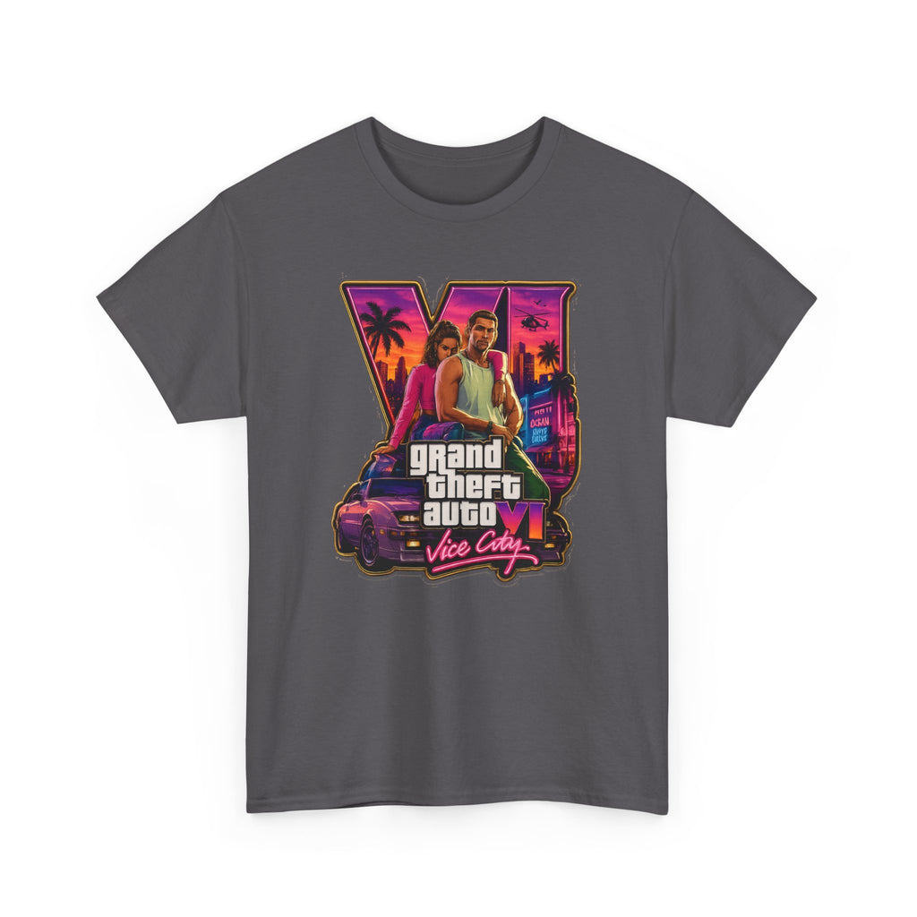 Grand Theft Auto Vice City Retro Logo Tee / Cotton T-Shirt