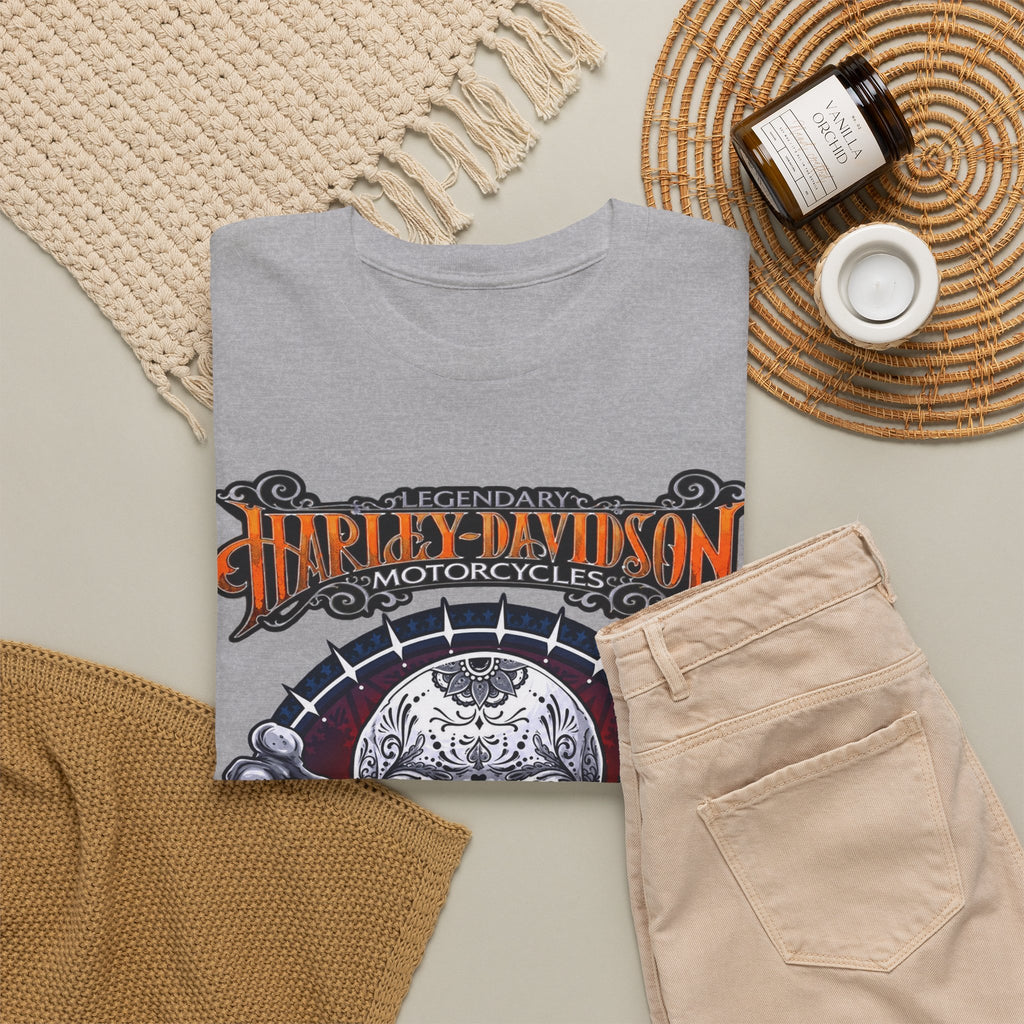Harley-Davidson Skull Logo Cotton T‑Shirt