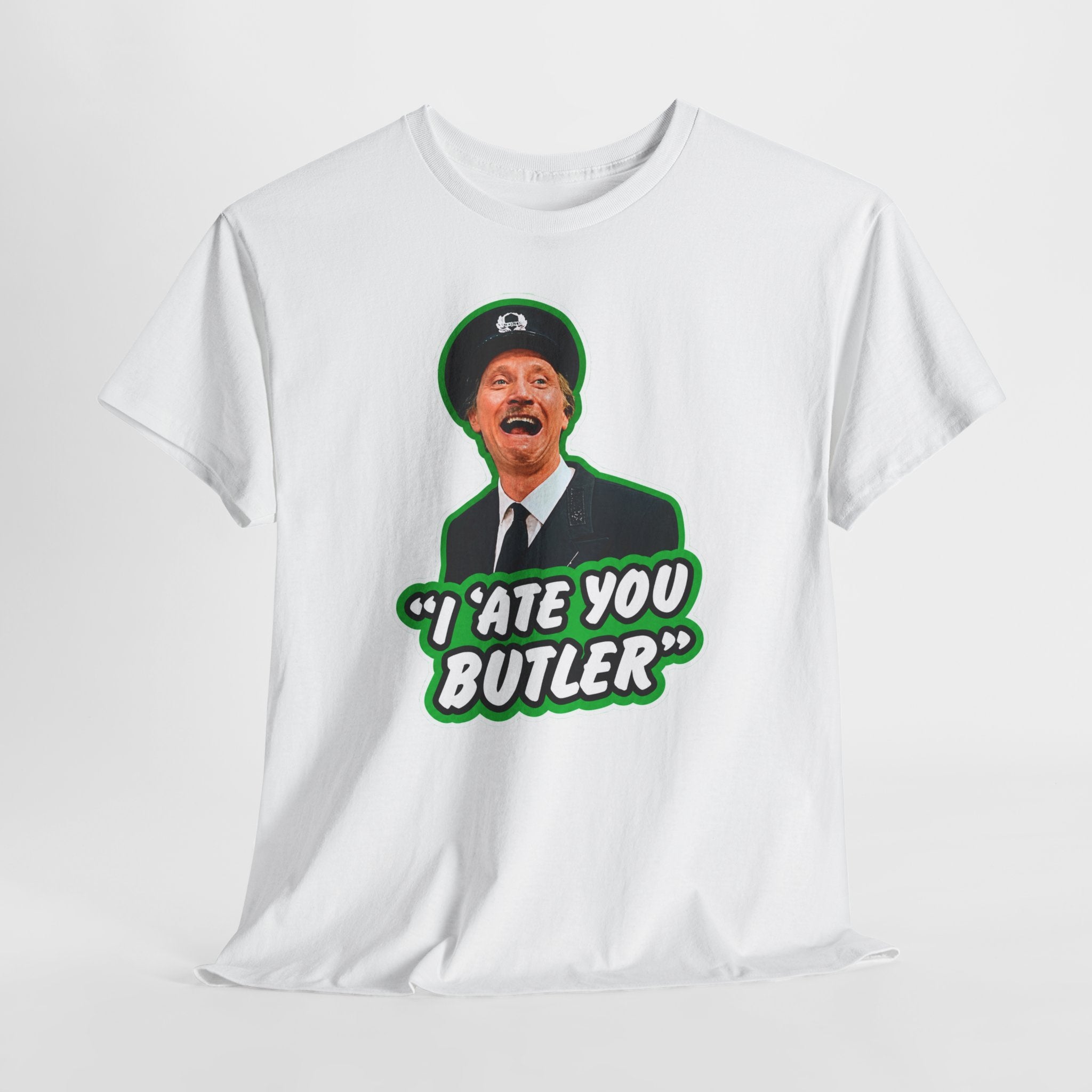 I Ate You Butler T-Shirt — Funny Retro Butler Graphic Tee