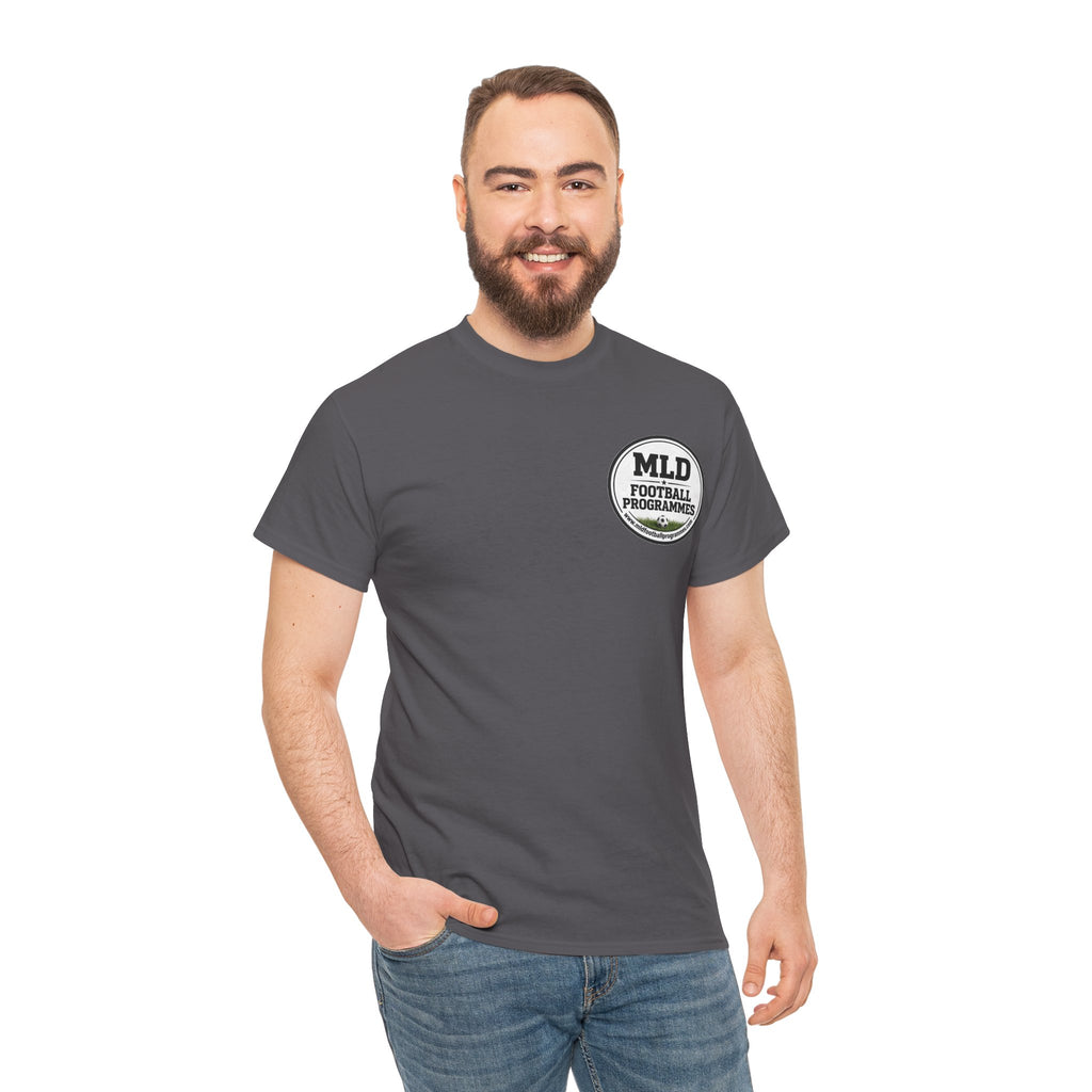 MLD Football Programmes Tee - Retro Logo Chest T-Shirt