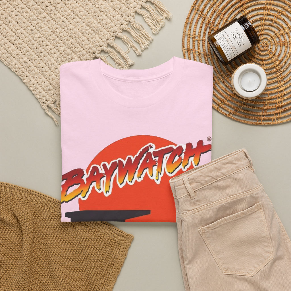 Baywatch Lifeguard Sunset Cotton T-Shirt