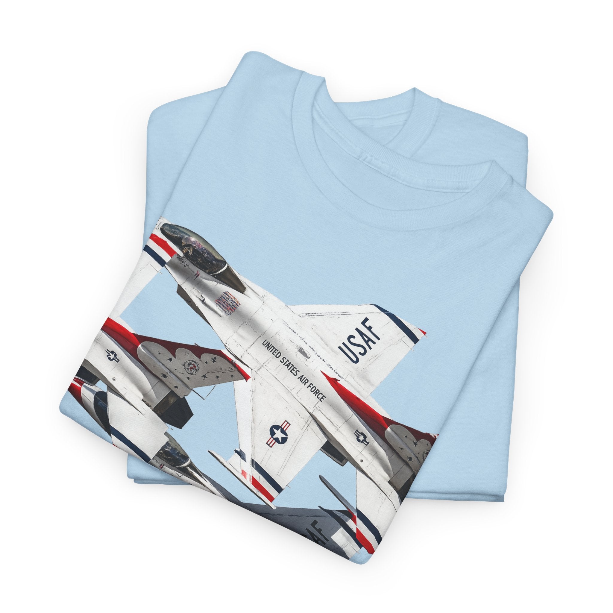 Thunderbirds Jet Formation T‑Shirt — Military Aviation Fighter Jets Tee