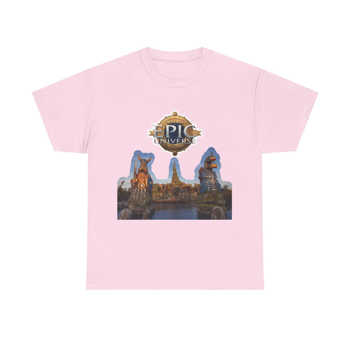 Epic Universe Theme Park T‑Shirt — Iconic Entrance Graphic Tee