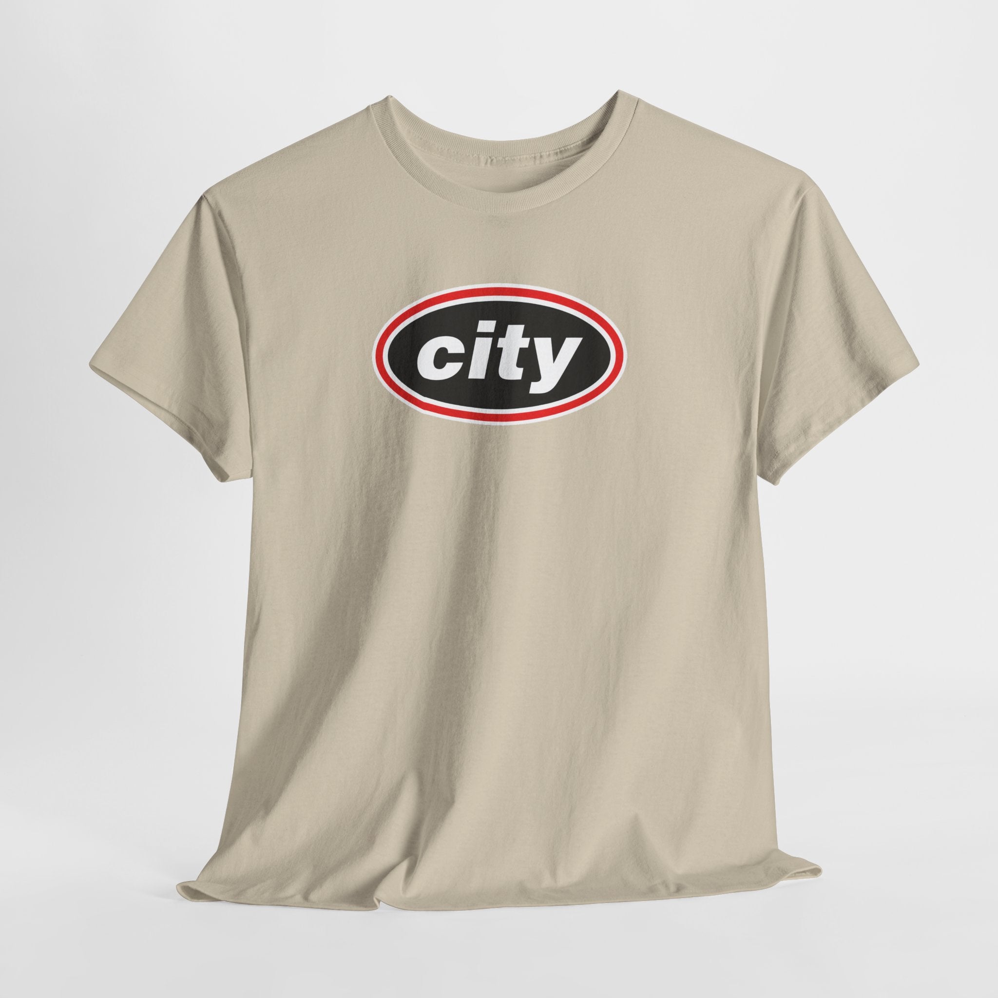 Manchester City Oasis Inspired Logo Cotton T-Shirt