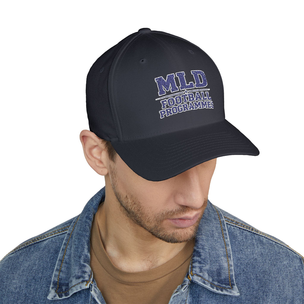 MLD Football Programmes Embroidered Cap – Structured Closed-Back Baseball Hat