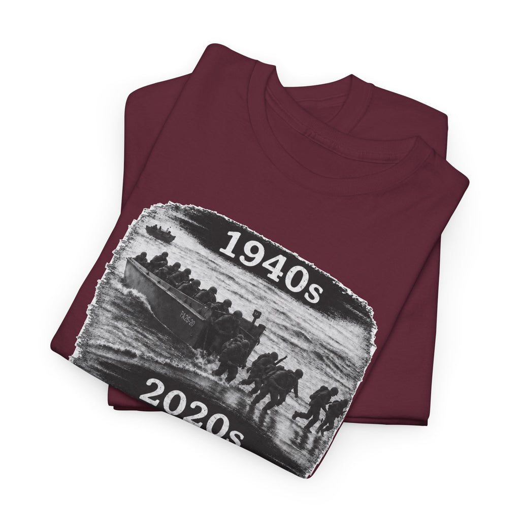 1940s vs 2020s Veterans Tribute Tee — "Is This What They Fought For?"