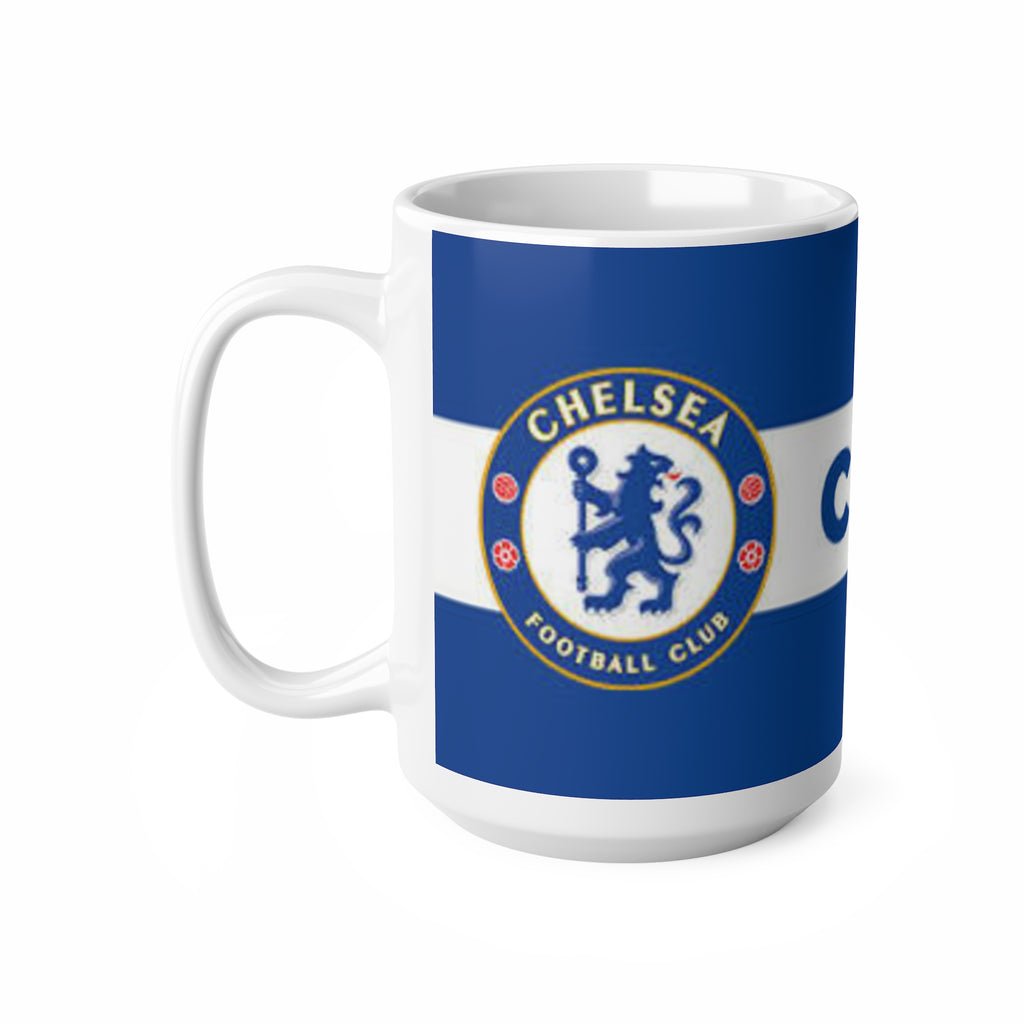 Chelsea Football Club Coffee Mug — Blue Crest Ceramic Mug (11oz & 15oz)