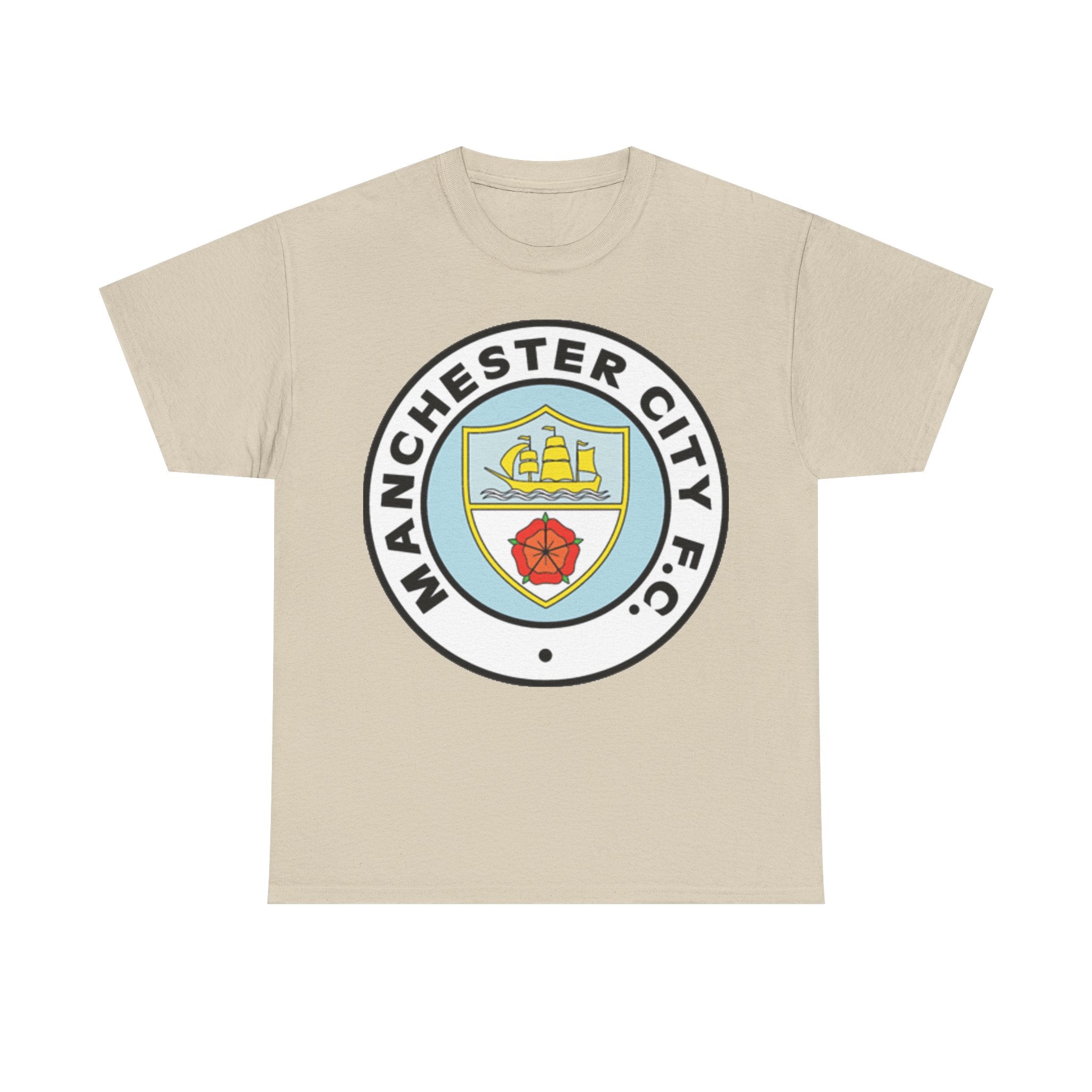 Manchester City F.C. Retro Crest T-Shirt – Retro Football Fan Tee
