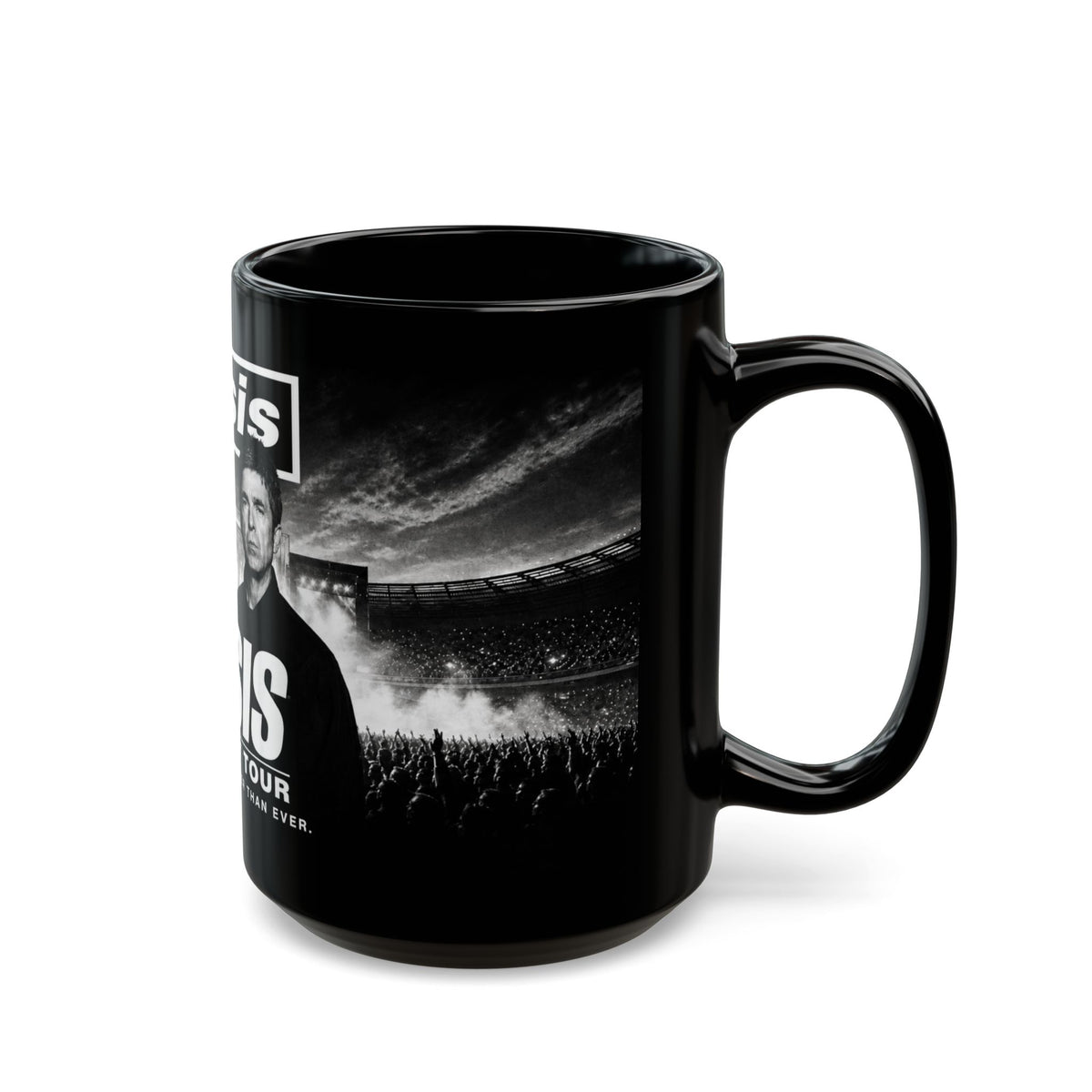 Oasis The 2027 Tour Inspired Black Coffee Mug