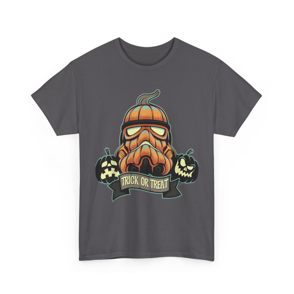 Halloween Pumpkin Mask T-Shirt — Trick or Treat Graphic Tee