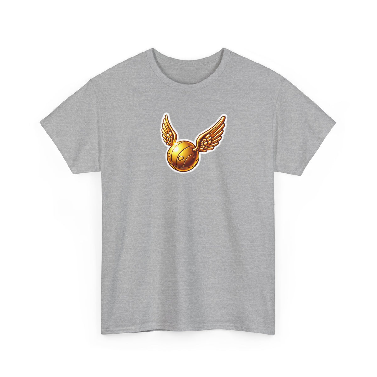 Golden Snitch Cotton T‑Shirt — Quidditch Wizarding Fan Tee