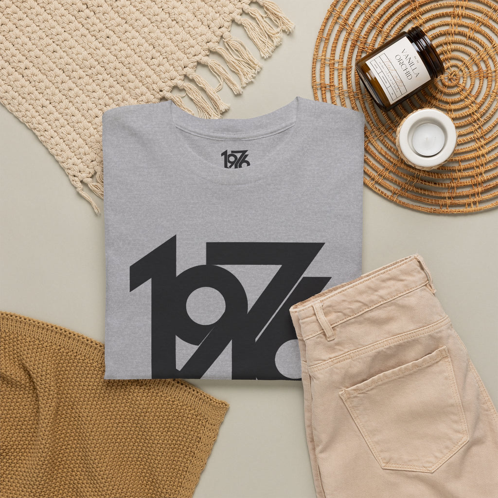 1976 Collection Logo Cotton T-Shirt — Vintage Year Graphic Tee