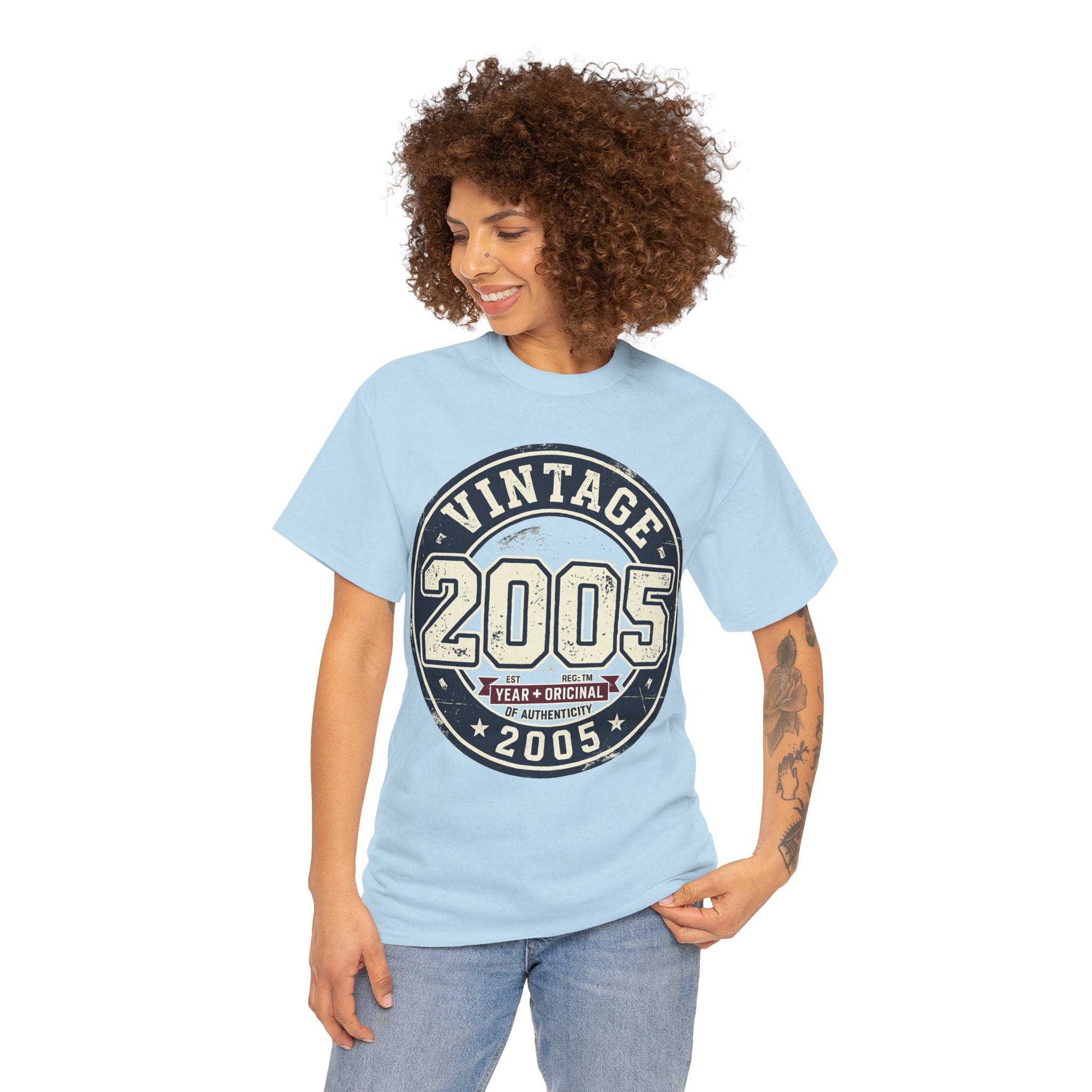 Vintage 2005 T-Shirt — Retro Birth Year Graphic Tee