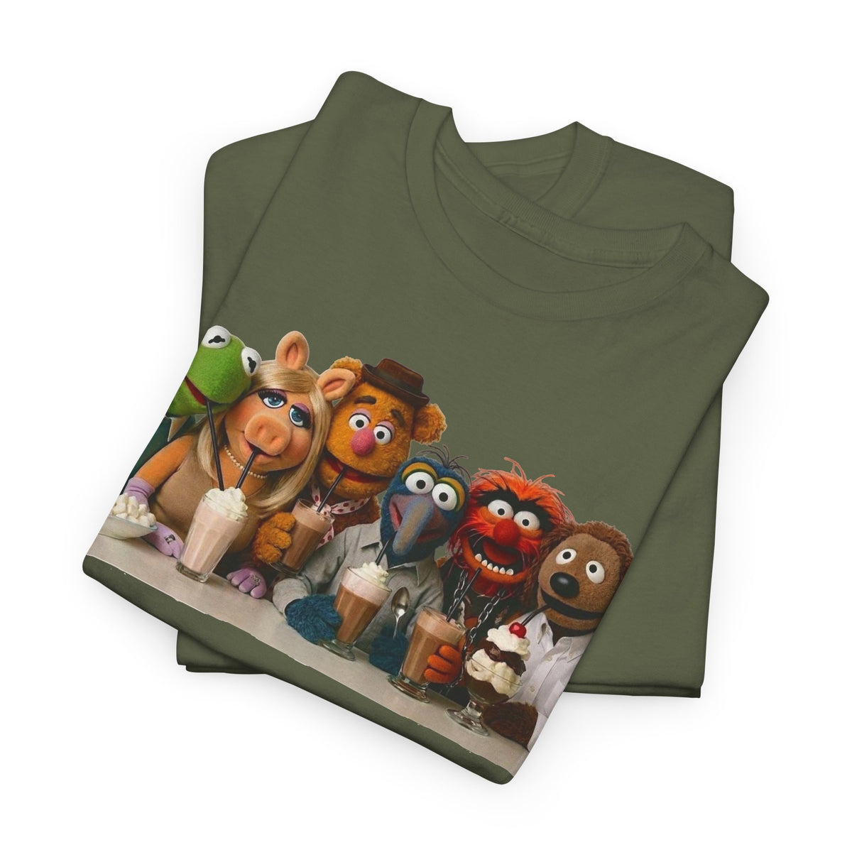 Muppet Cast Retro Poster Cotton T-Shirt