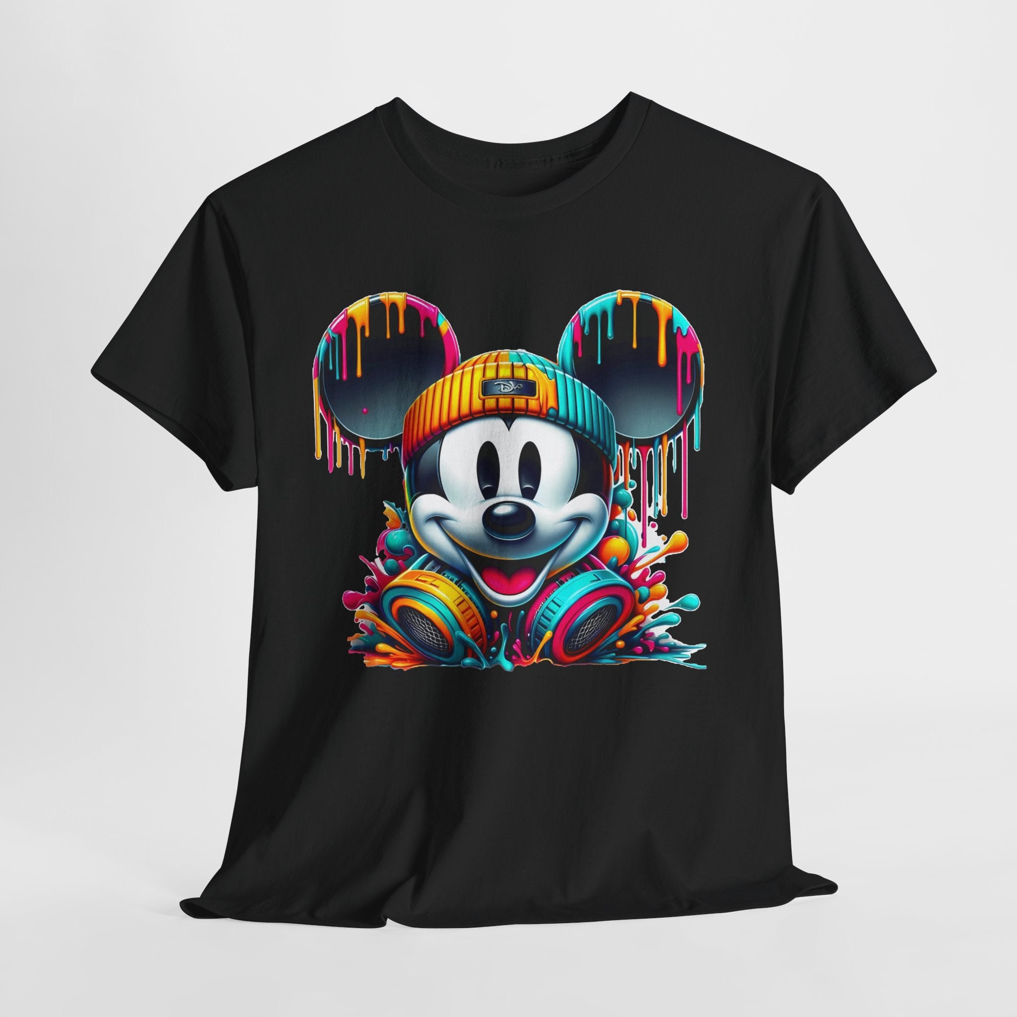 Mickey Graphic Tee — Colorful Street Art Mouse Character T-Shirt