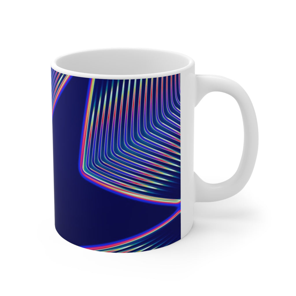 Champions League Star Ceramic Coffee Mug — Retro Wave 11oz & 15oz