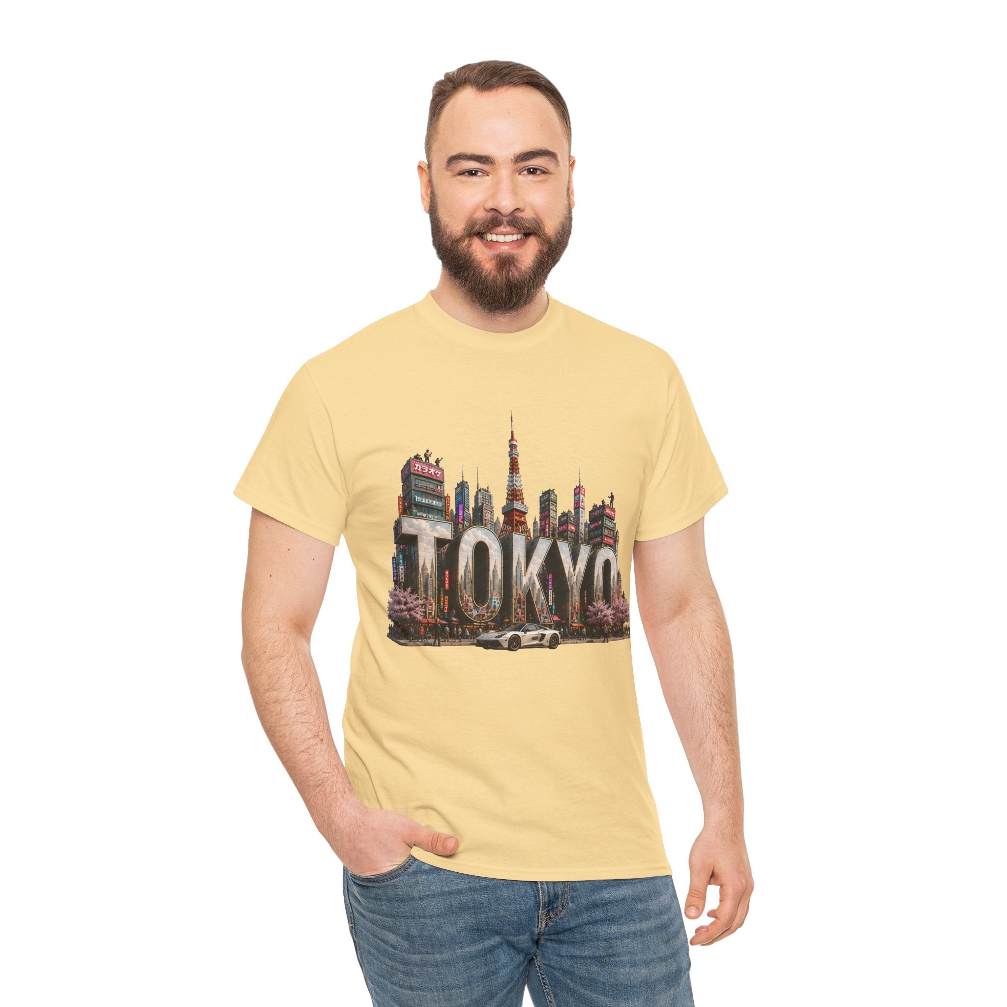 Tokyo Skyline T-Shirt — Vintage Cityscape Graphic Tee