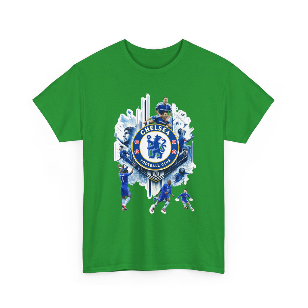 Chelsea FC Crest Players T-Shirt — Blue Football Fan Tee