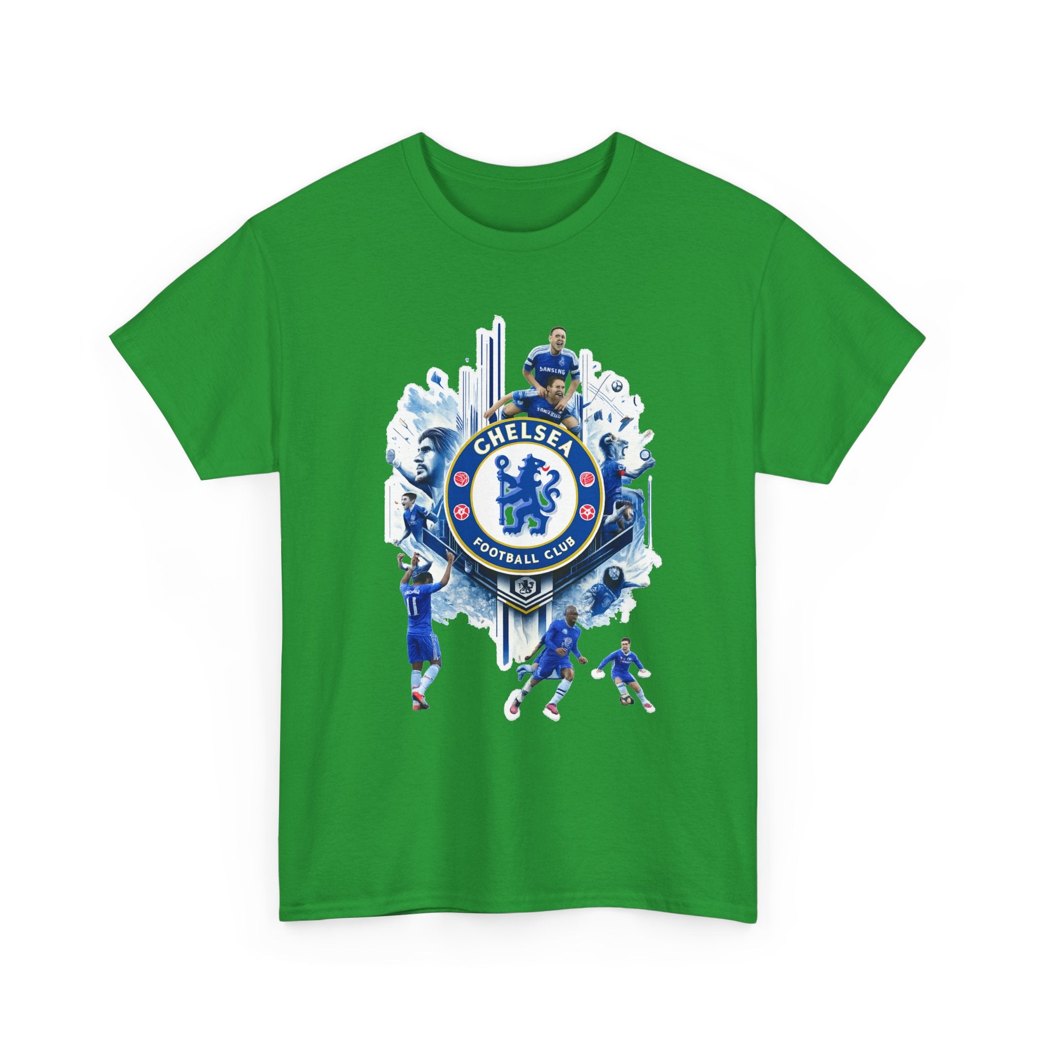 Chelsea FC Crest Players T-Shirt — Blue Football Fan Tee