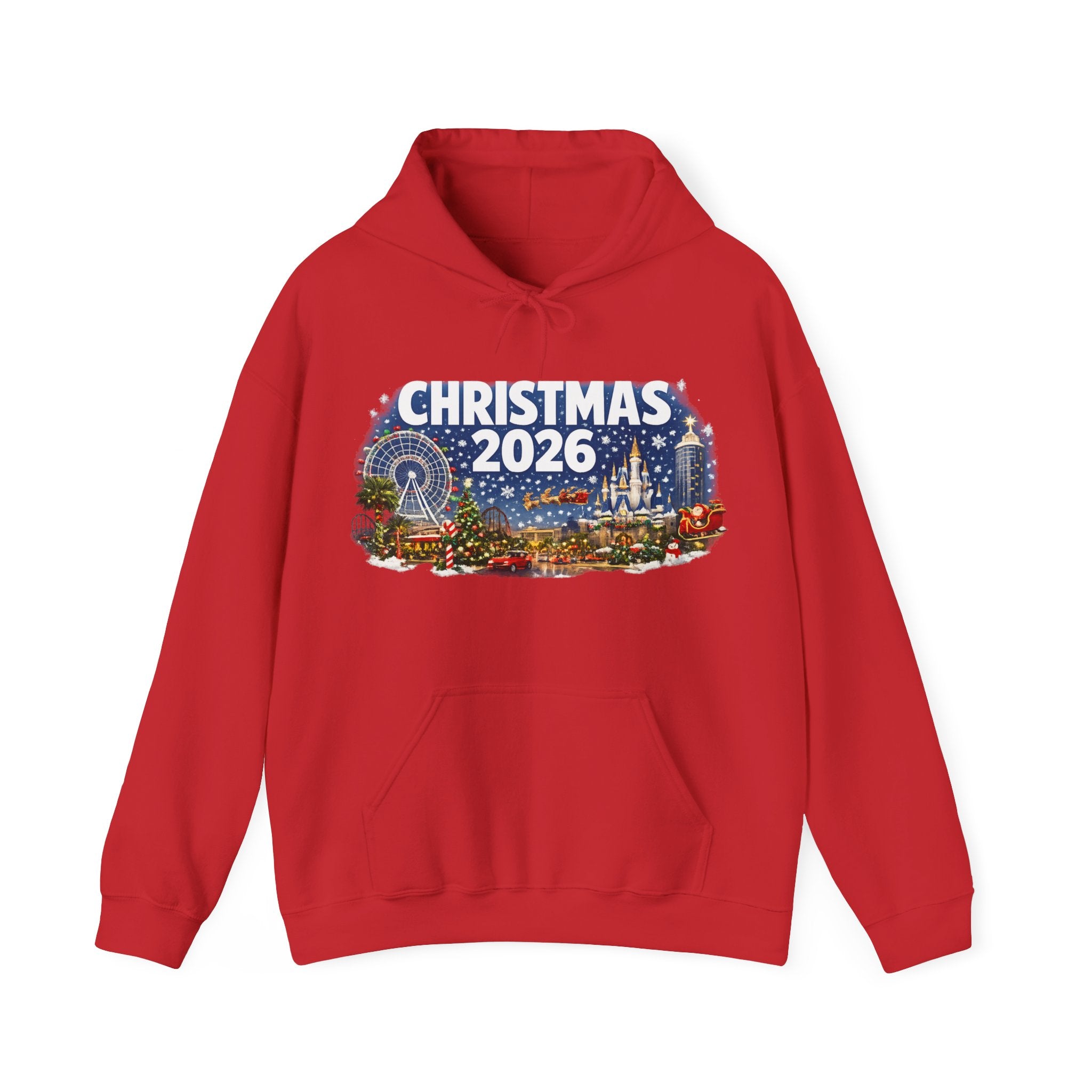 Christmas 2026 Holiday Hoodie — Festive Winter Village Sweatshirt