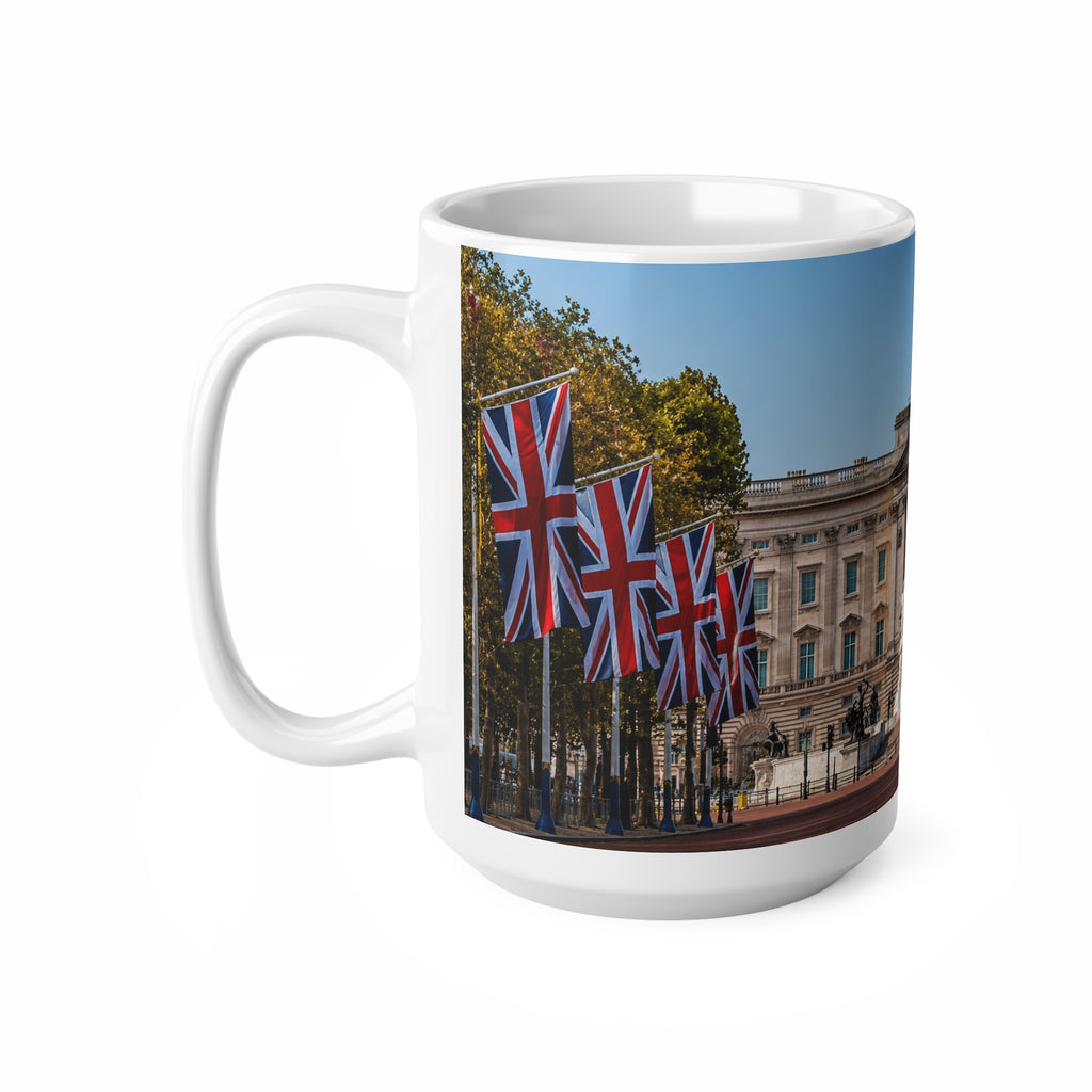 Buckingham Palace Photo Mug – Union Jack London Souvenir Coffee Cup (11oz, 15oz)