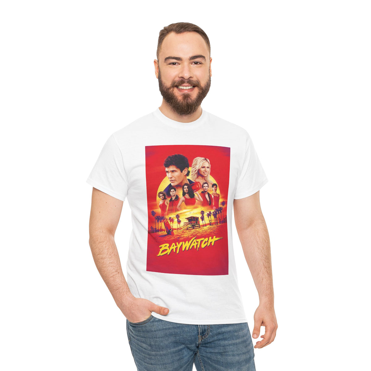 Baywatch Movie Poster Cotton T-Shirt