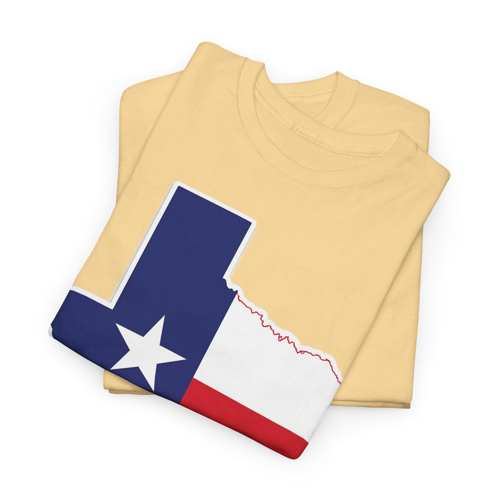 Texas Flag Outline T-Shirt — Lone Star State Pride Tee