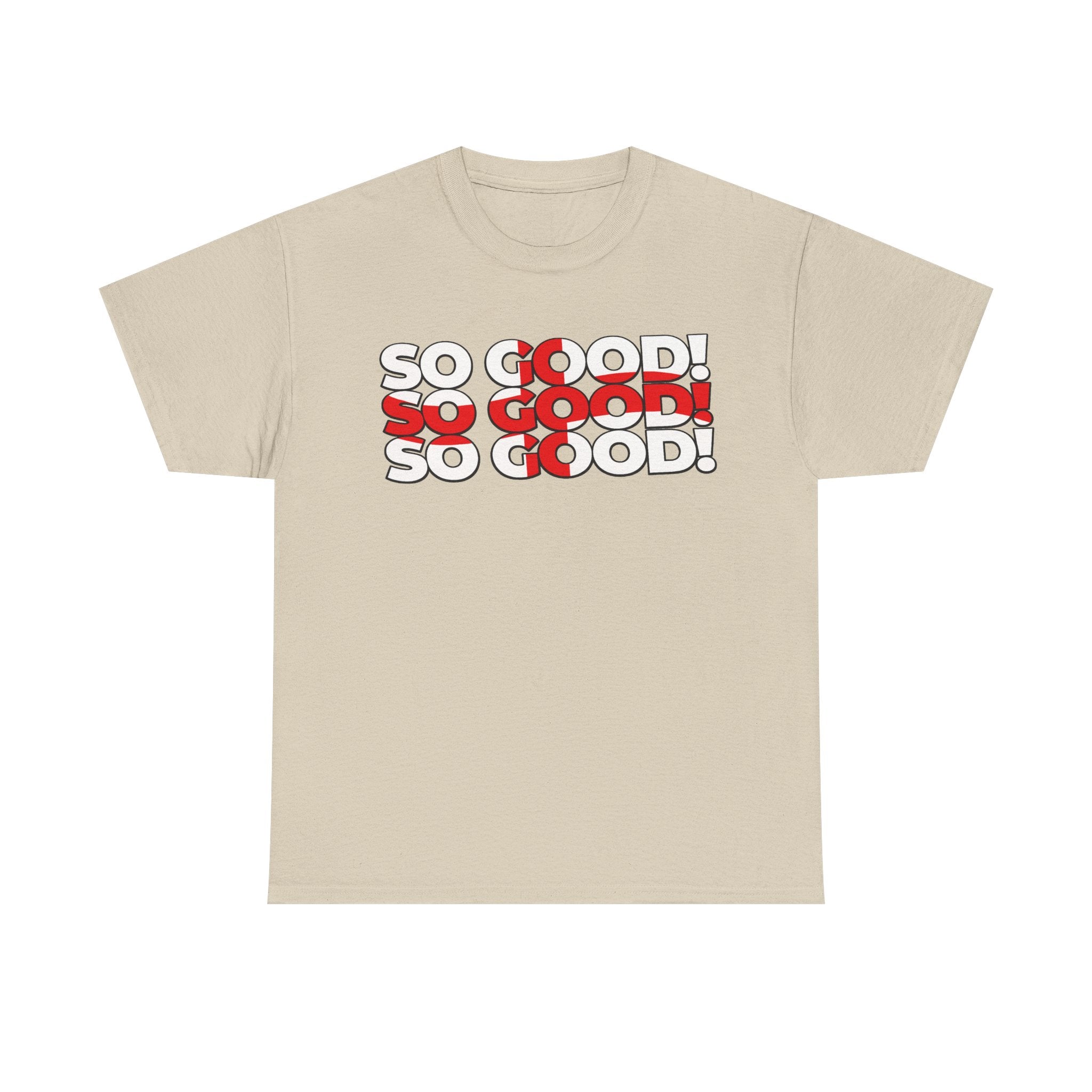 So Good! Retro Text Tee — Graphic White T-Shirt