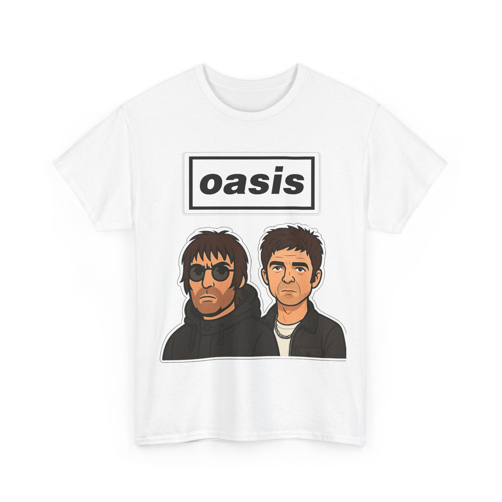 Oasis Inspired Unofficial Band Logo Tee — 'oasis' Graphic T-Shirt